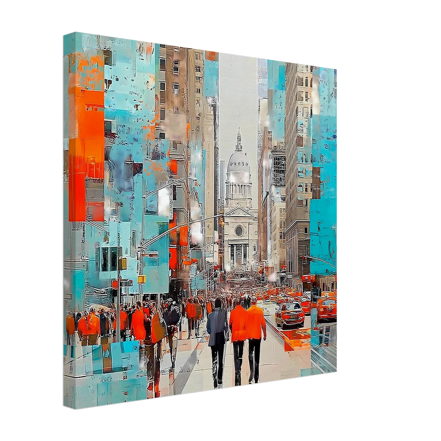 Avenue Cathédrale — tableau sur toile — vue 4 — art mural STNCL