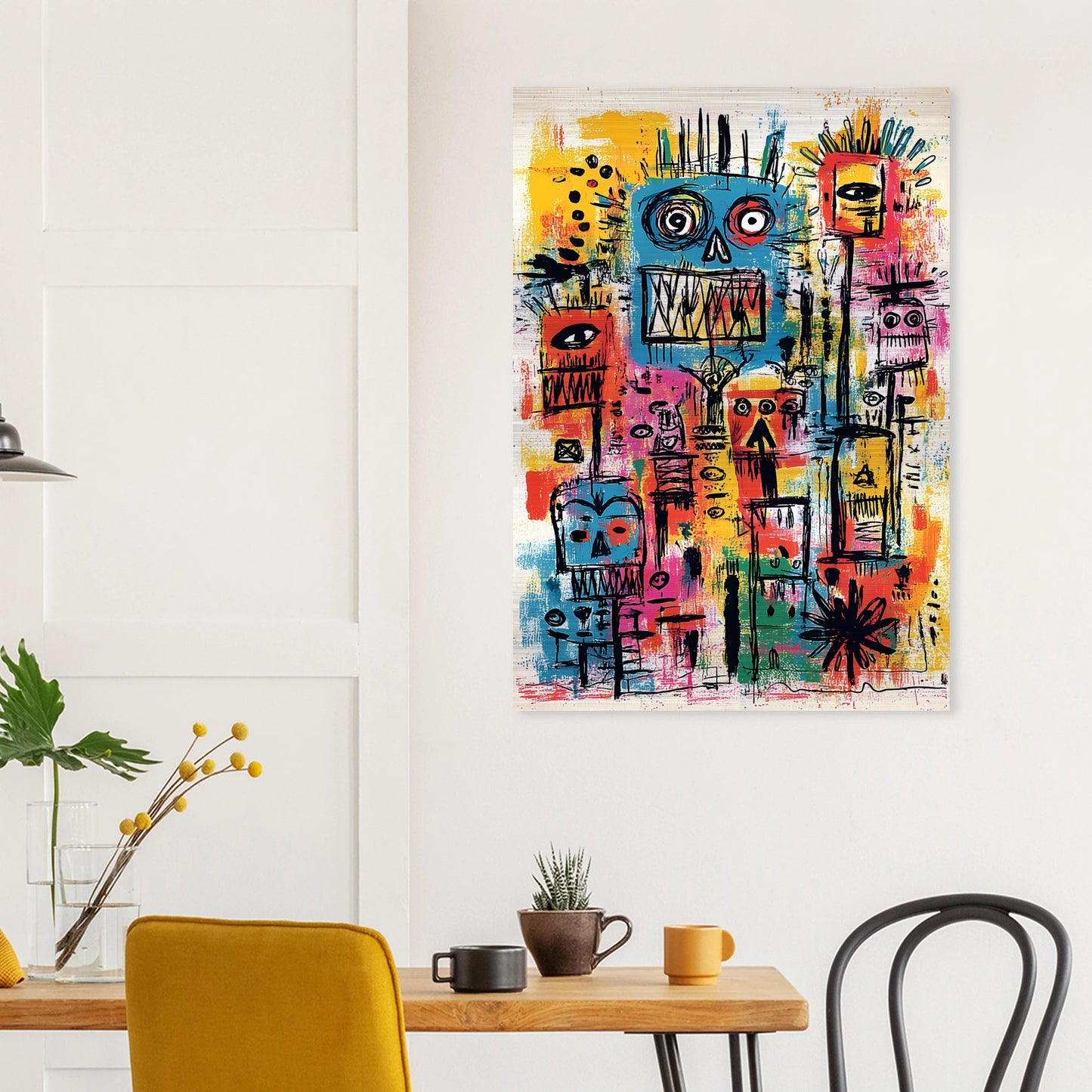 Totem des Esprits — tableau aluminium — vue 8 — art mural STNCL