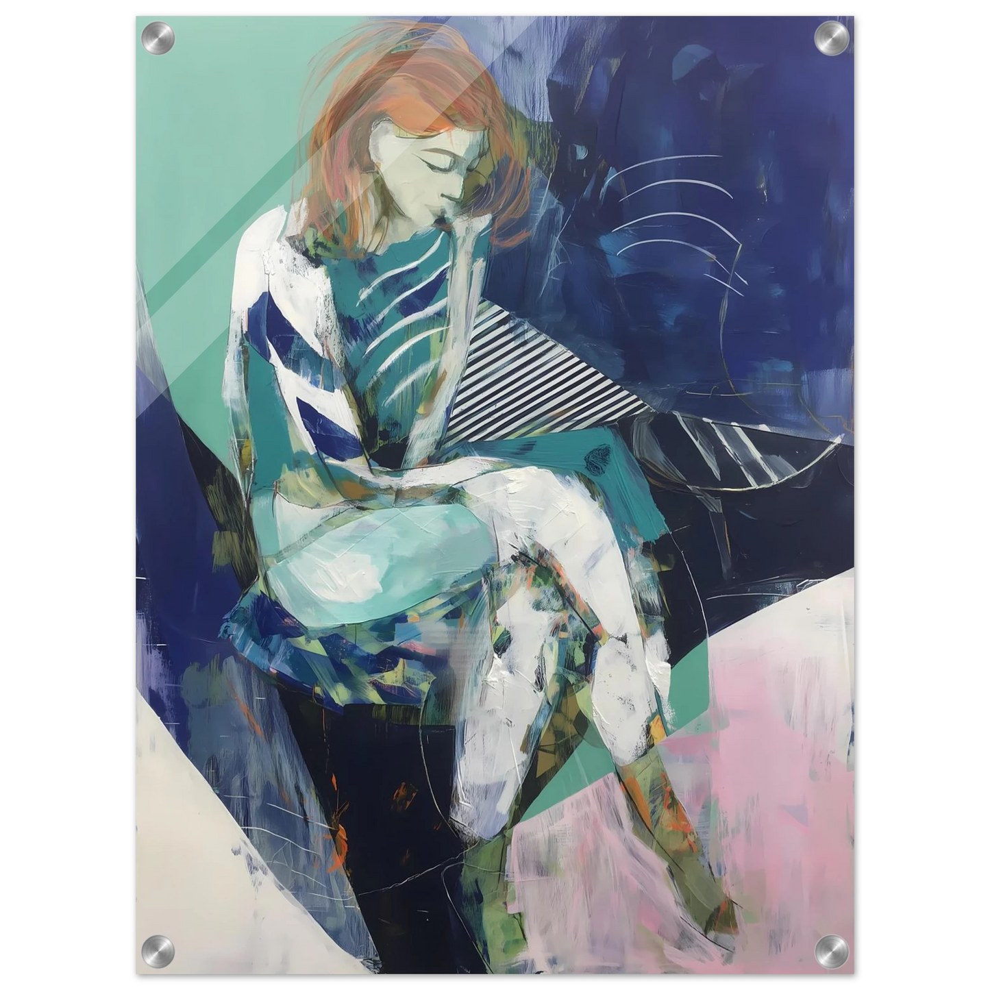 Songe au Repos — tableau plexiglas — vue 4 — art mural STNCL