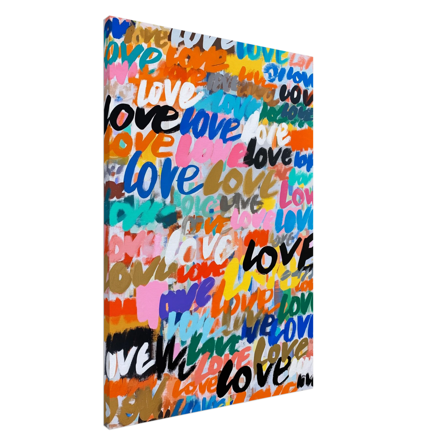 Amour en Mille Couleurs — tableau sur toile — art mural STNCL