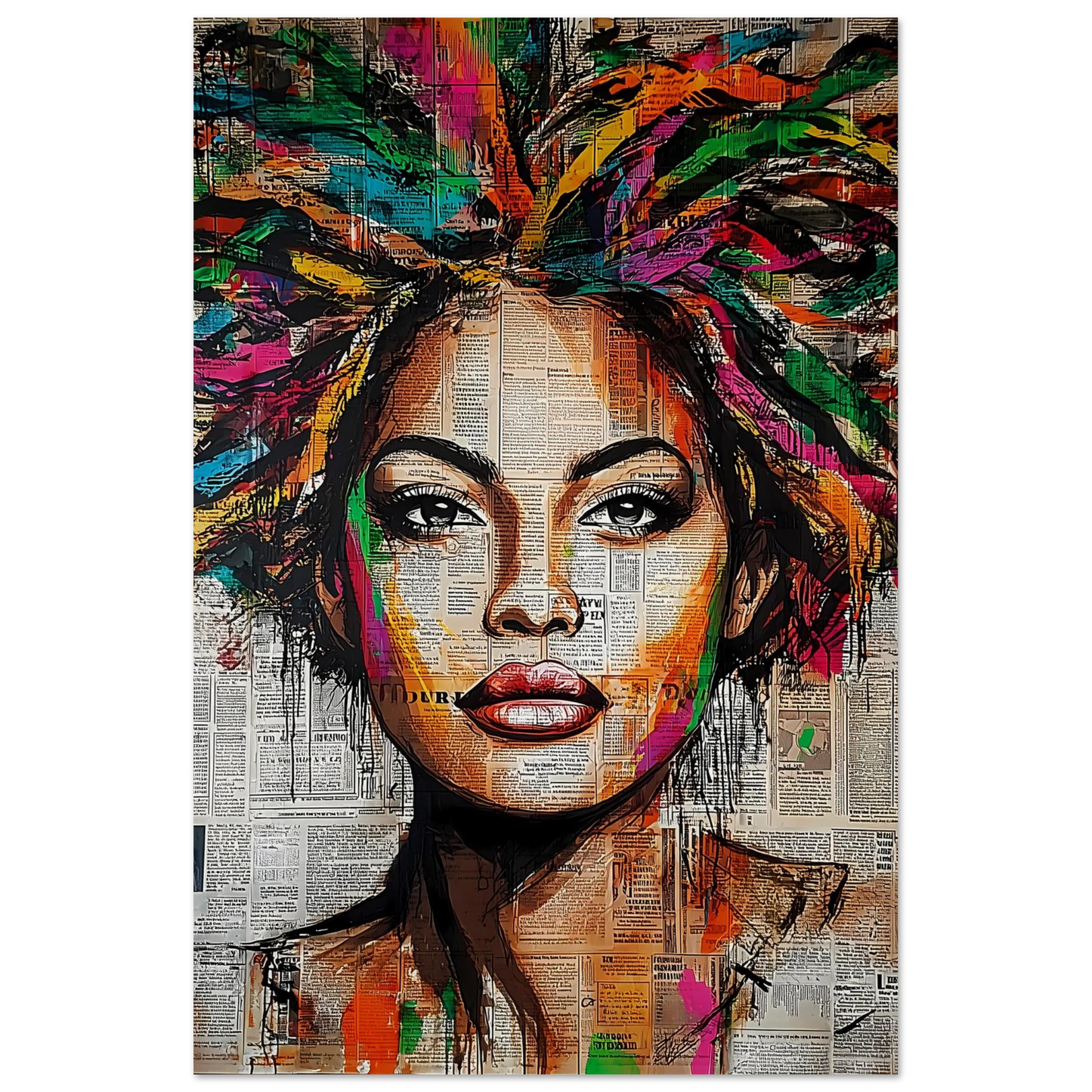 Tête d'Affiche — affiche d'art — vue 4 — art mural STNCL