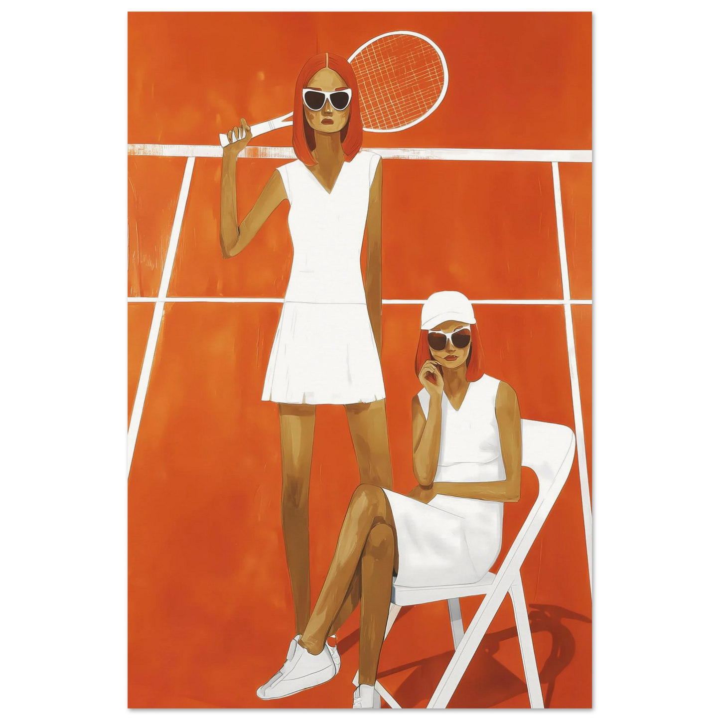 Deux Sets — affiche d'art — vue 4 — art mural STNCL