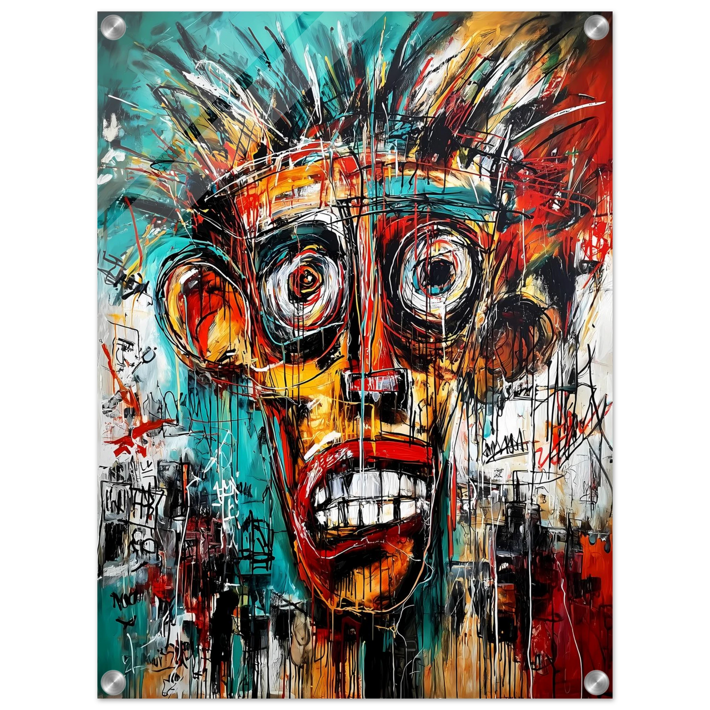 Cri Intérieur — tableau plexiglas — vue 4 — art mural STNCL