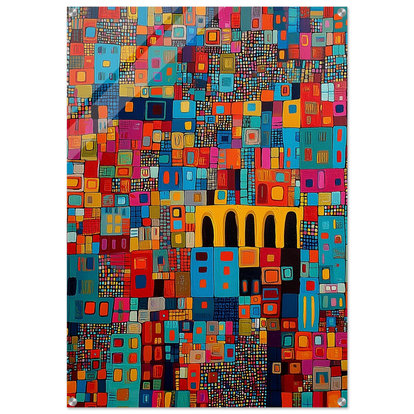 Cité des Mille Fenêtres — tableau plexiglas — art mural STNCL