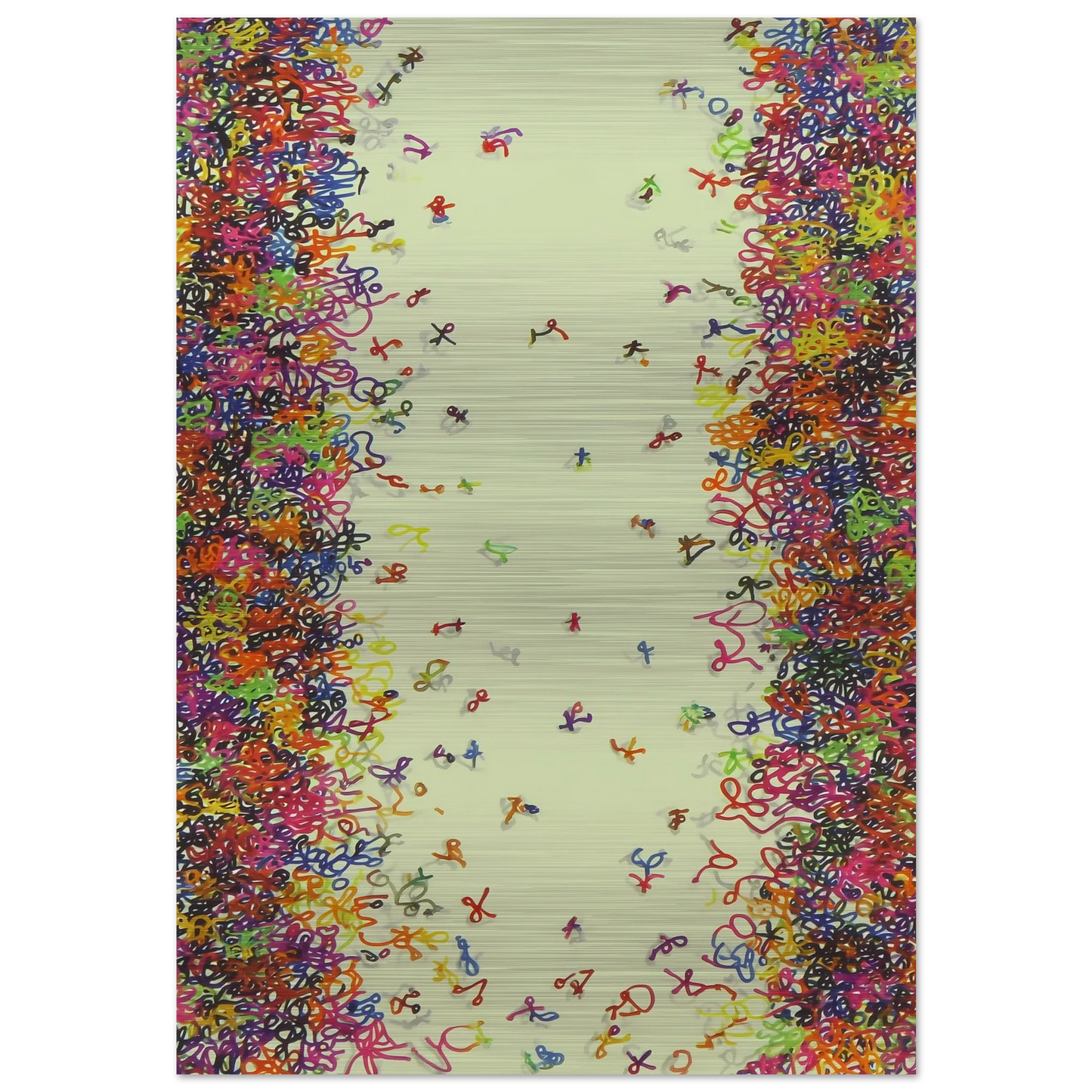 Nuée de Signes — tableau aluminium — art mural STNCL