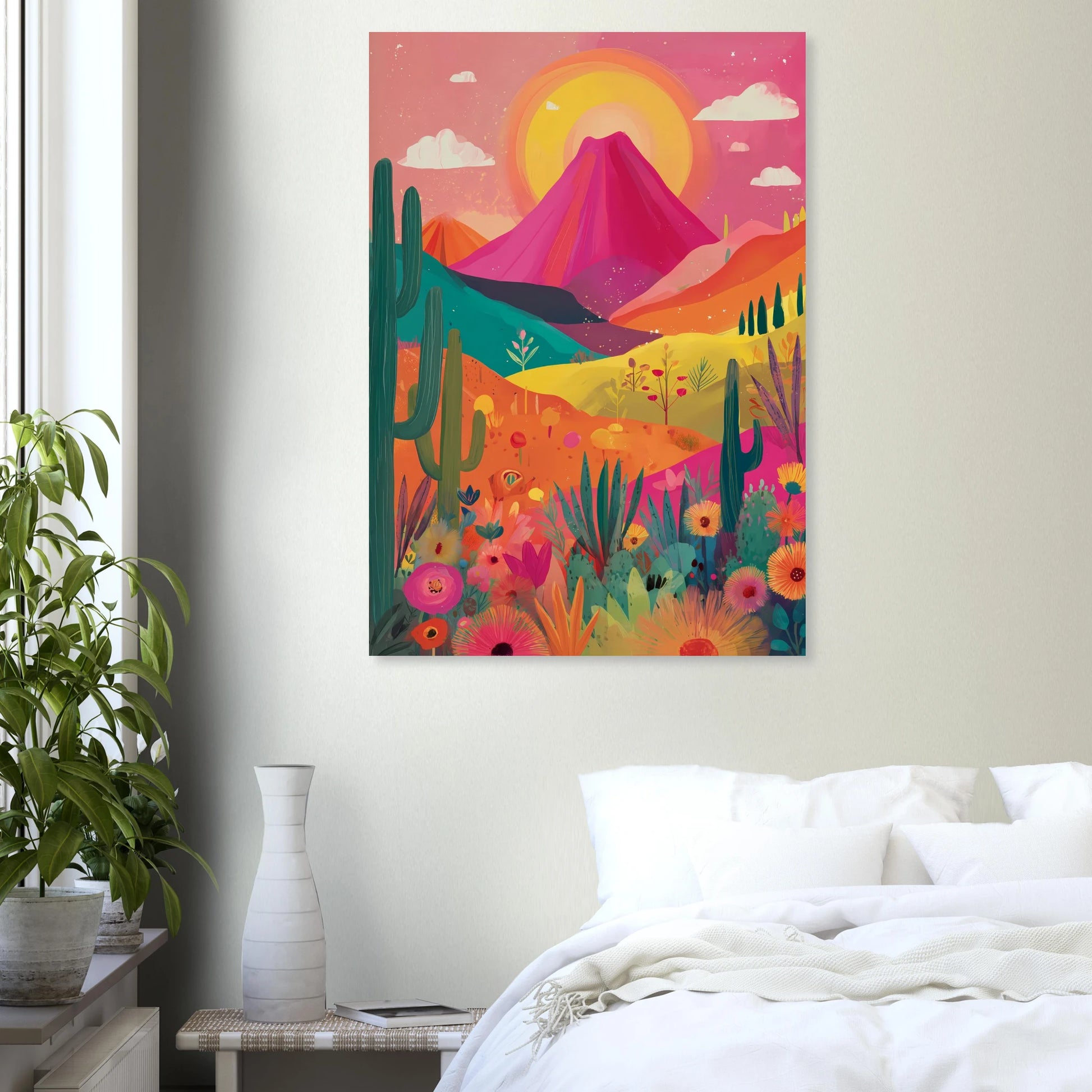 Volcan Fleuri — affiche d'art — vue 7 — art mural STNCL