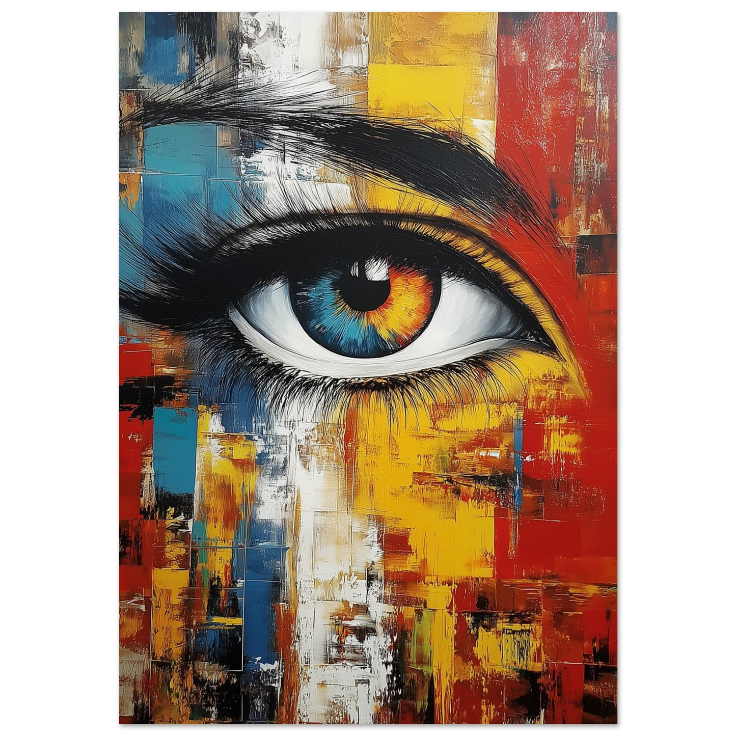 L'Iris aux Mille Teintes — affiche d'art — art mural STNCL
