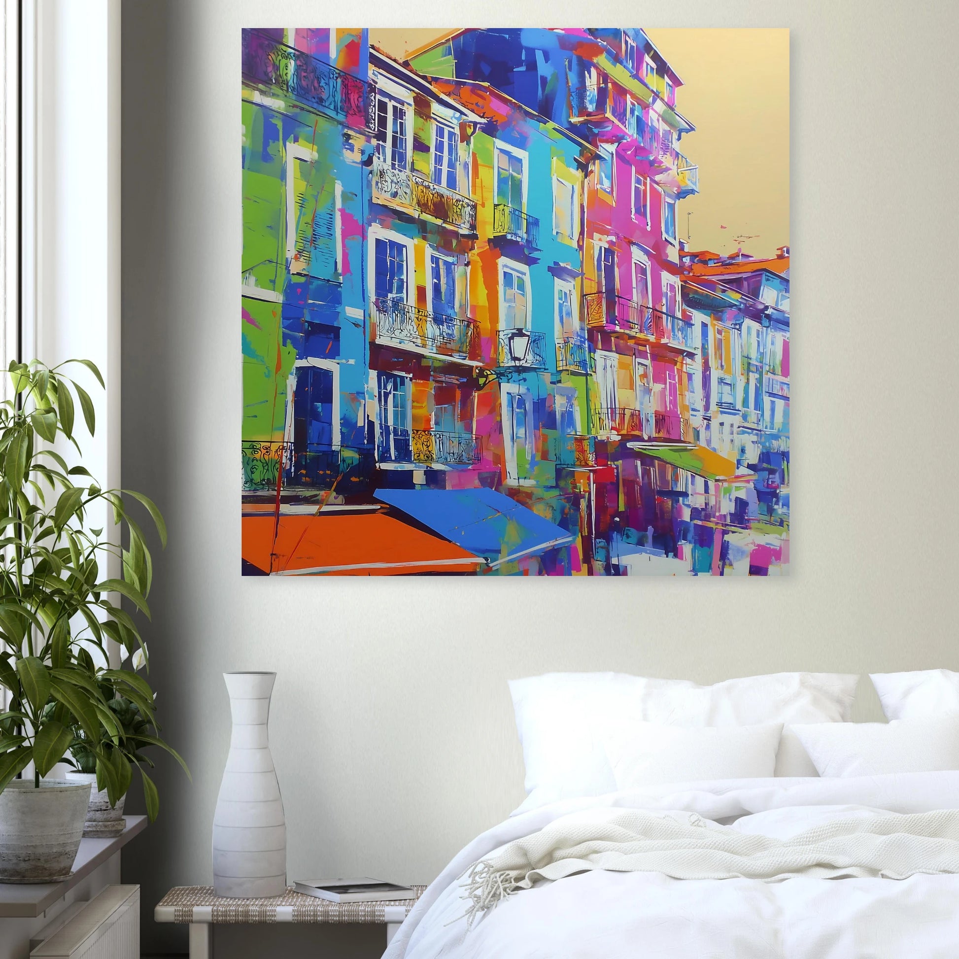 Balcons Colorés — affiche d'art — vue 7 — art mural STNCL