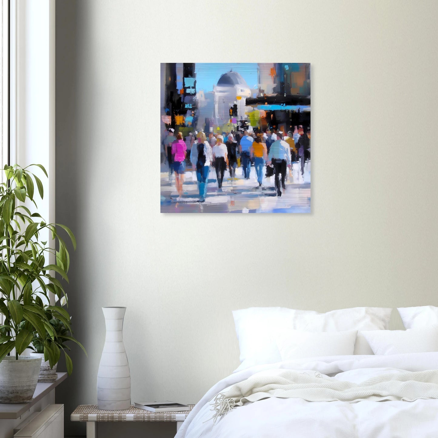 Traversée de Midi — tableau aluminium — vue 6 — art mural STNCL