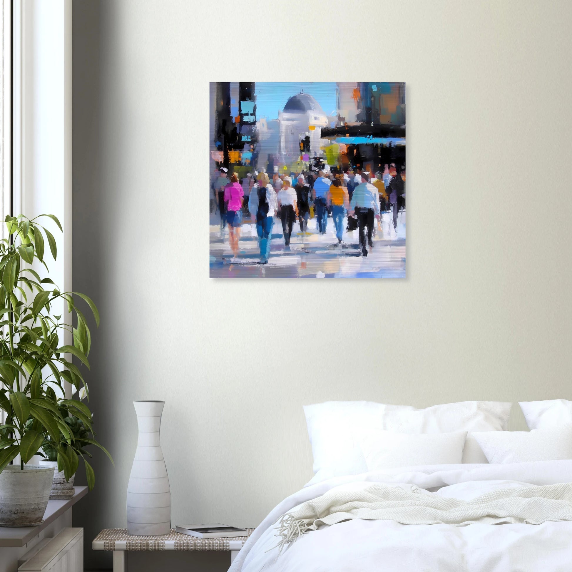 Traversée de Midi — tableau aluminium — vue 6 — art mural STNCL