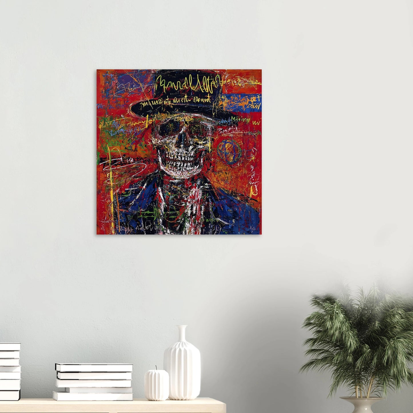Dandy Macabre — tableau aluminium — vue 5 — art mural STNCL