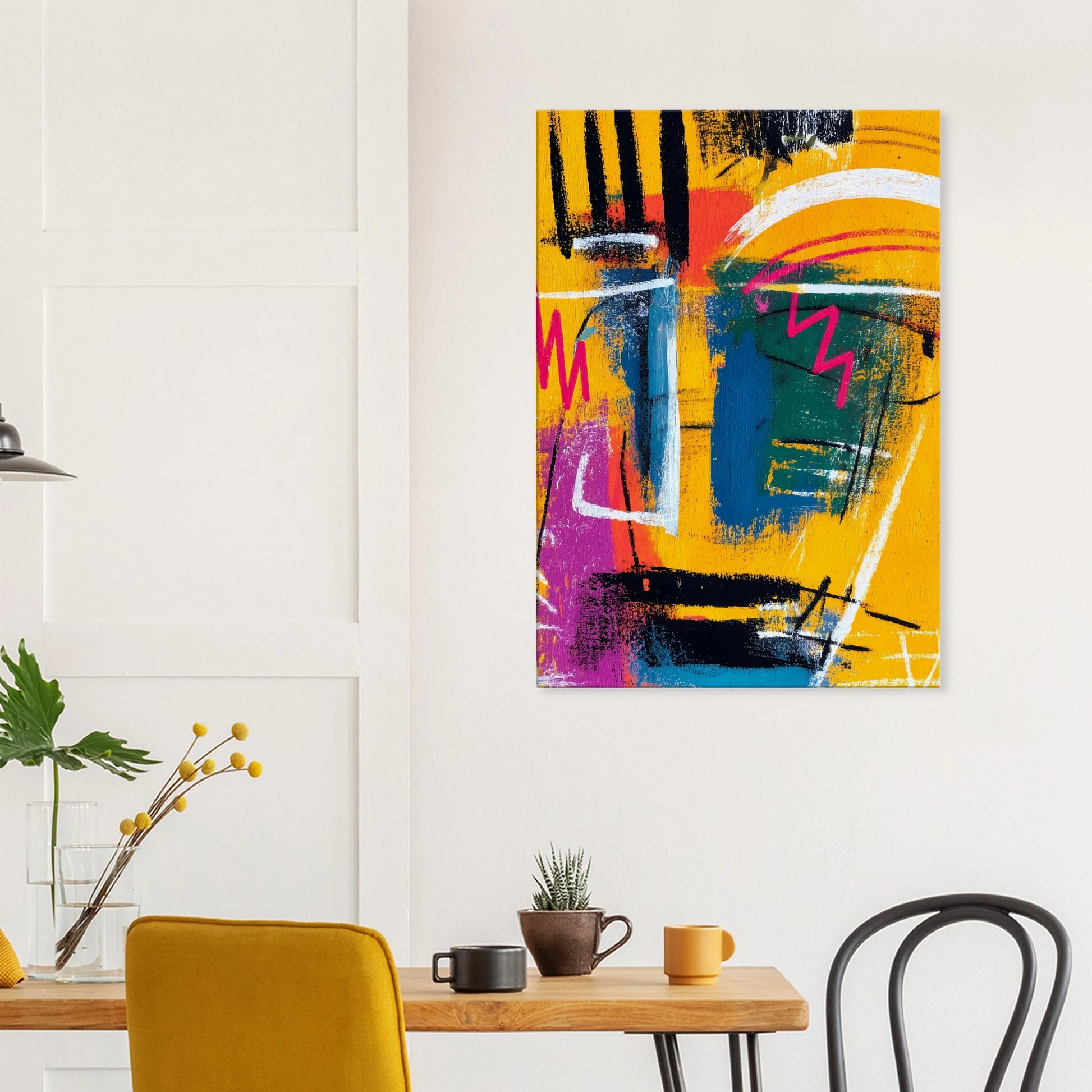 Griffures Solaires — tableau sur toile — vue 8 — art mural STNCL
