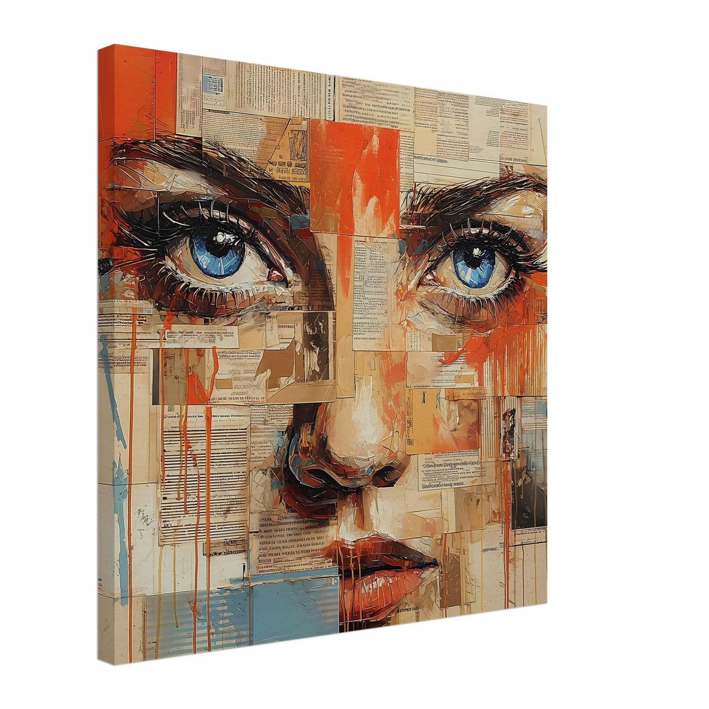 Sur les Pages — tableau sur toile — art mural STNCL