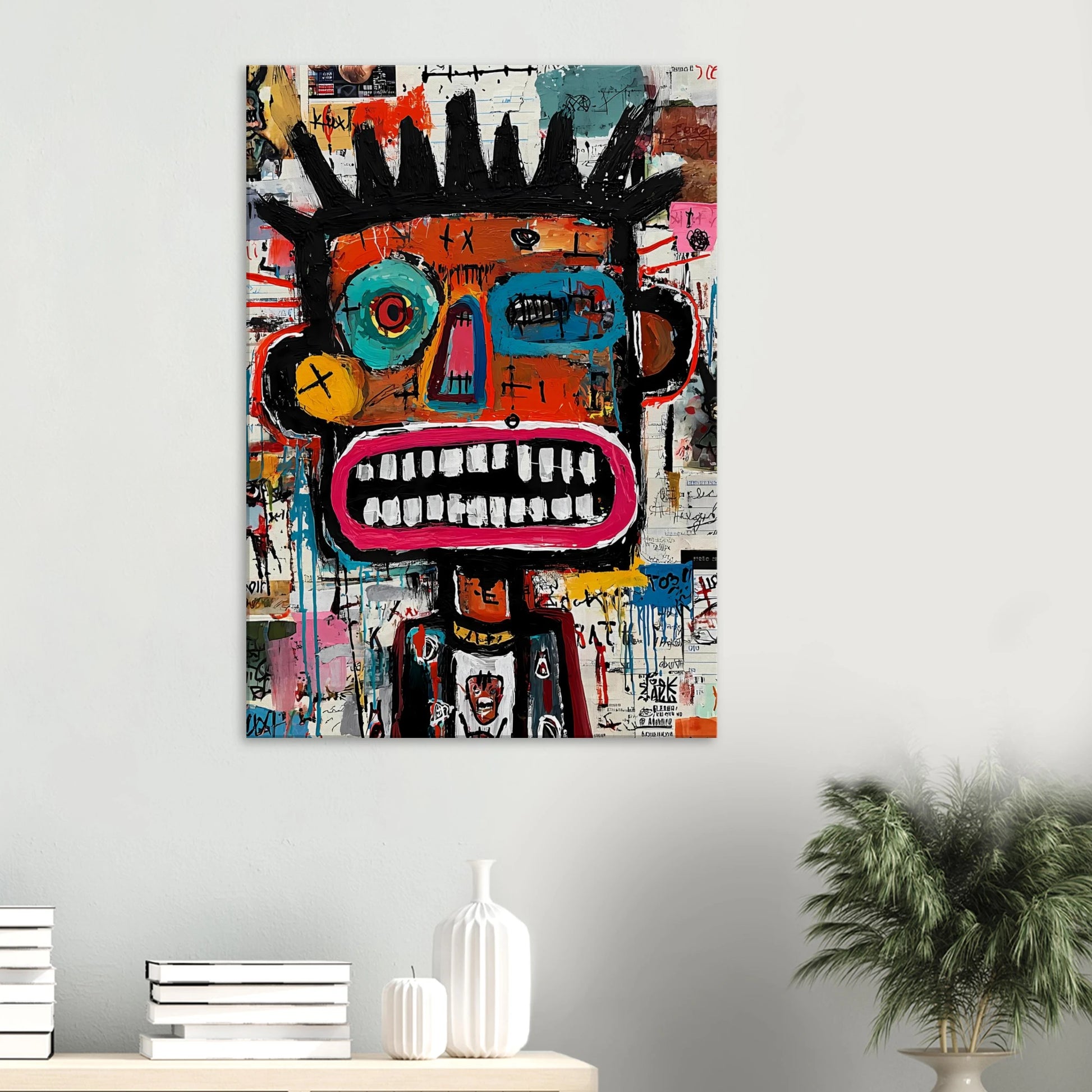 Roi de Papier — tableau sur toile — vue 6 — art mural STNCL