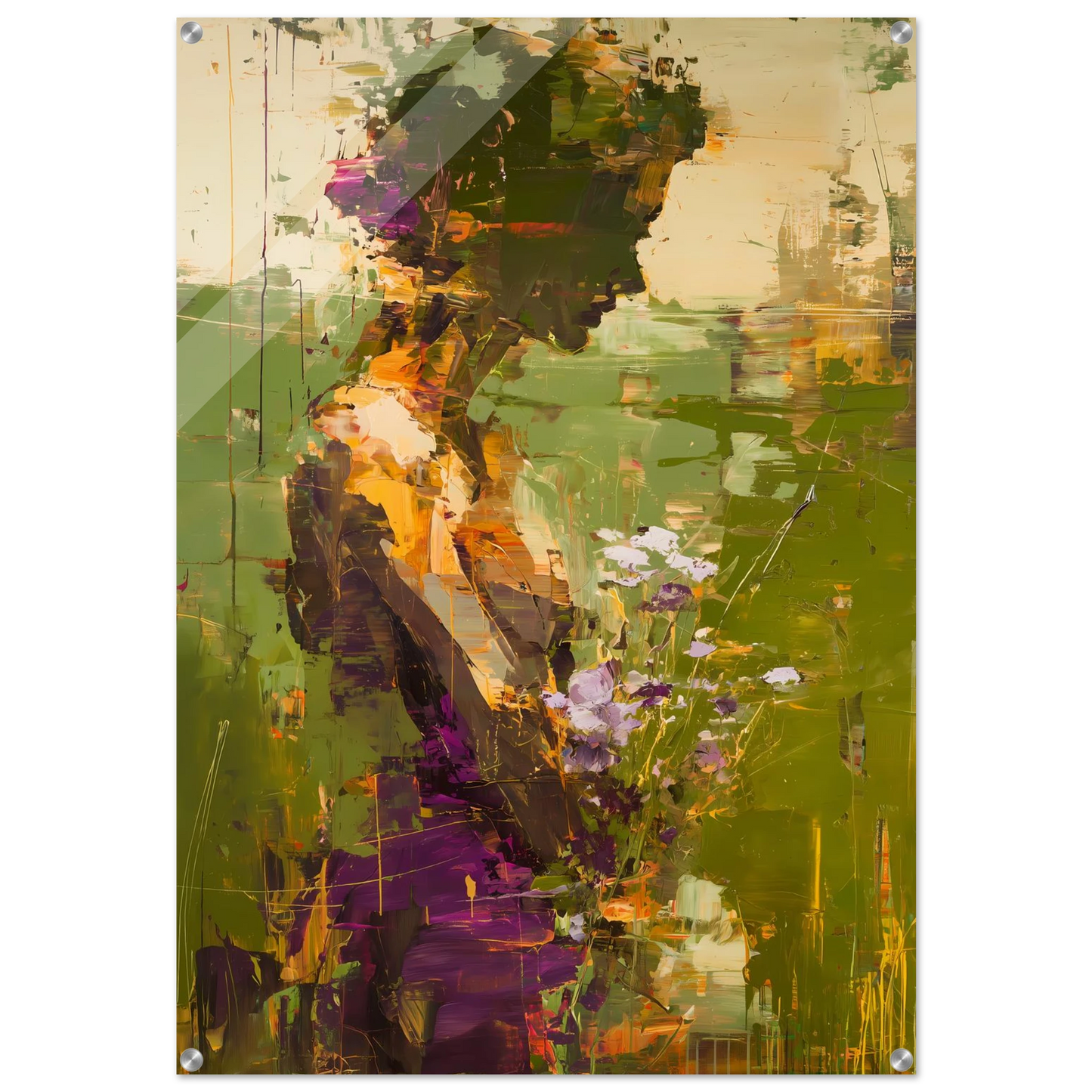 Dans les Herbes Hautes — tableau plexiglas — art mural STNCL