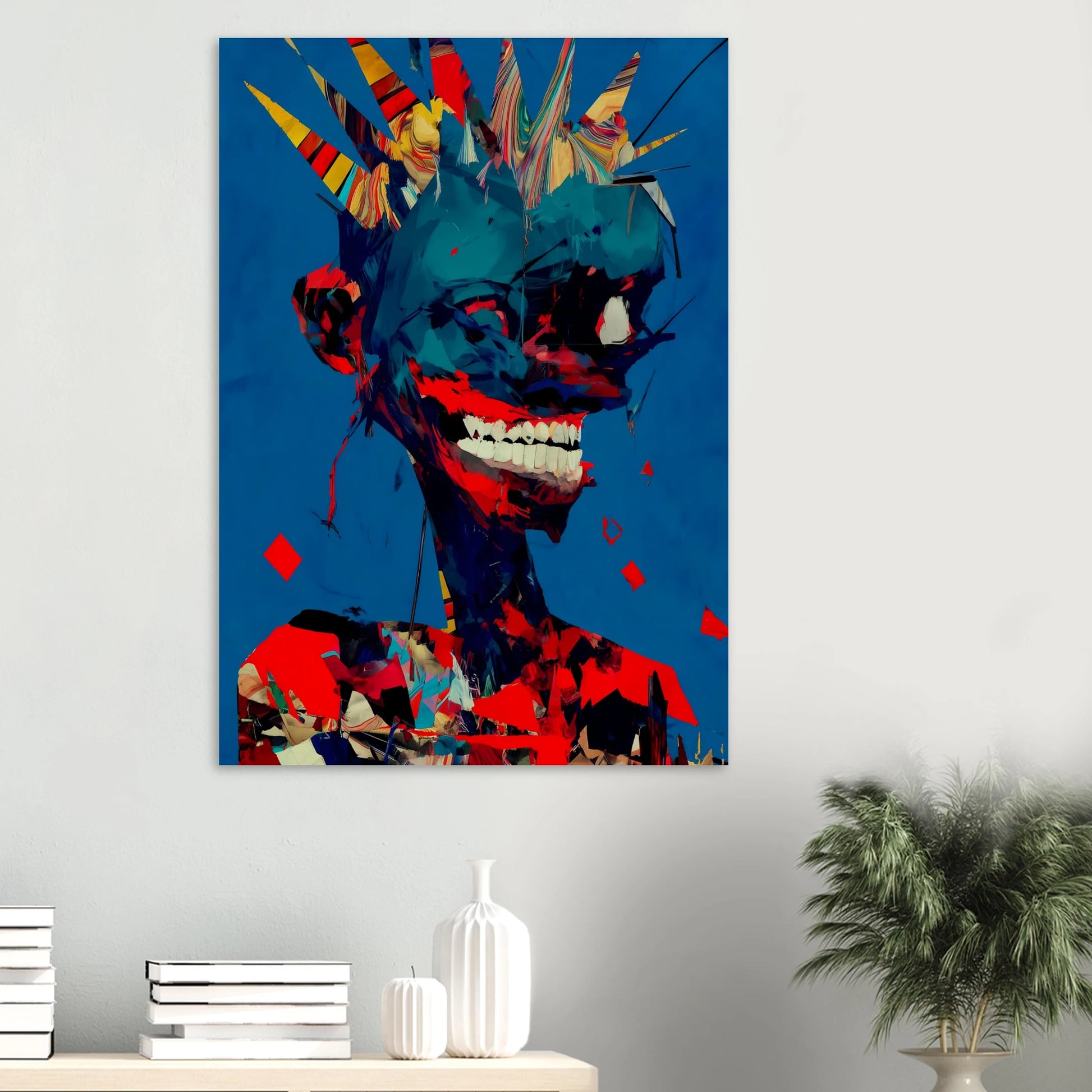 Le Rire Bleu — affiche d'art — vue 6 — art mural STNCL