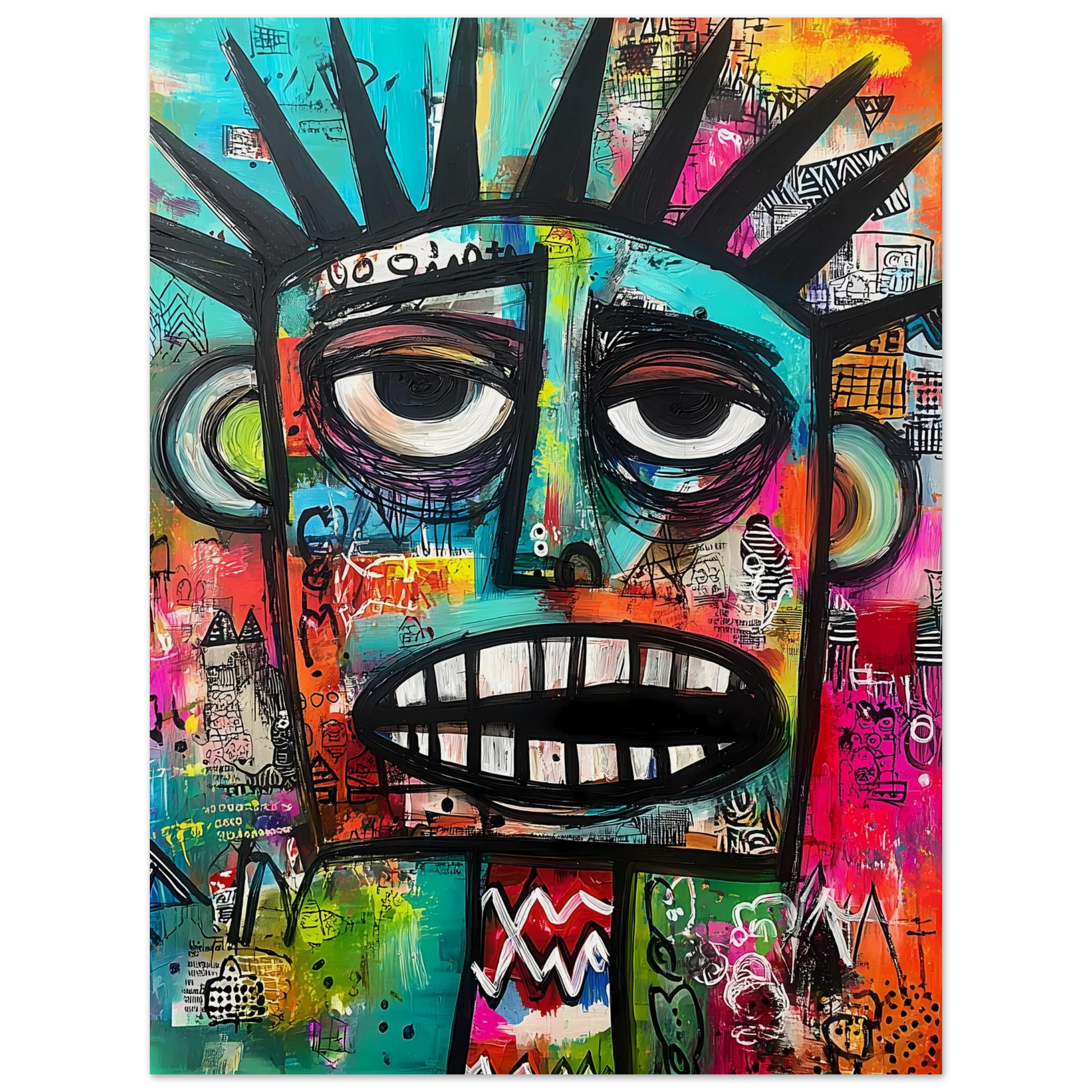 Le Cri Muet — affiche d'art — vue 2 — art mural STNCL