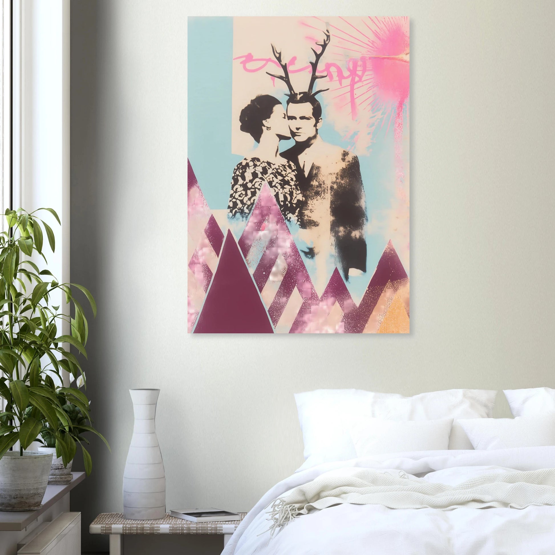 Le Couple aux Bois — affiche d'art — vue 7 — art mural STNCL
