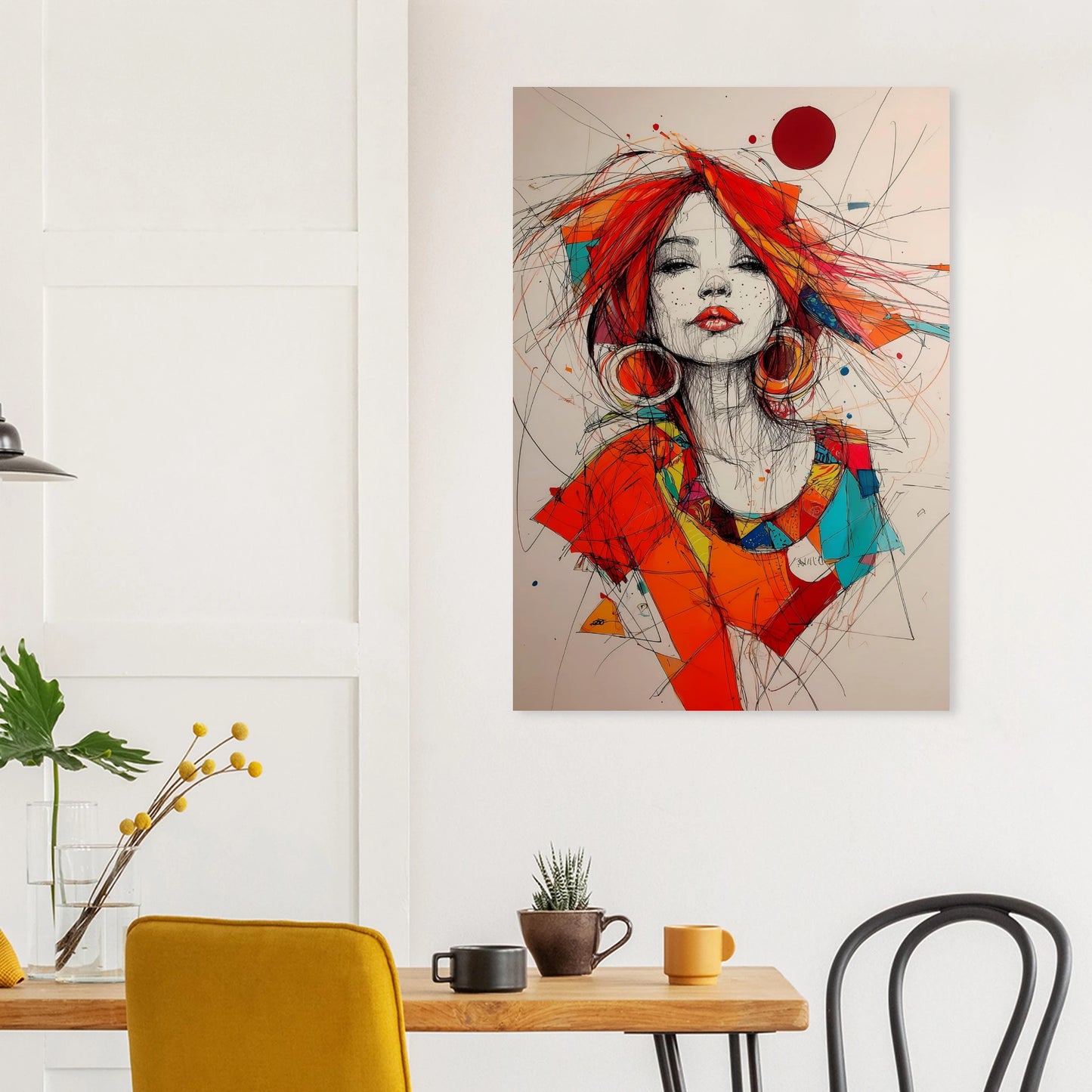 Créoles et Crayon — affiche d'art — vue 8 — art mural STNCL