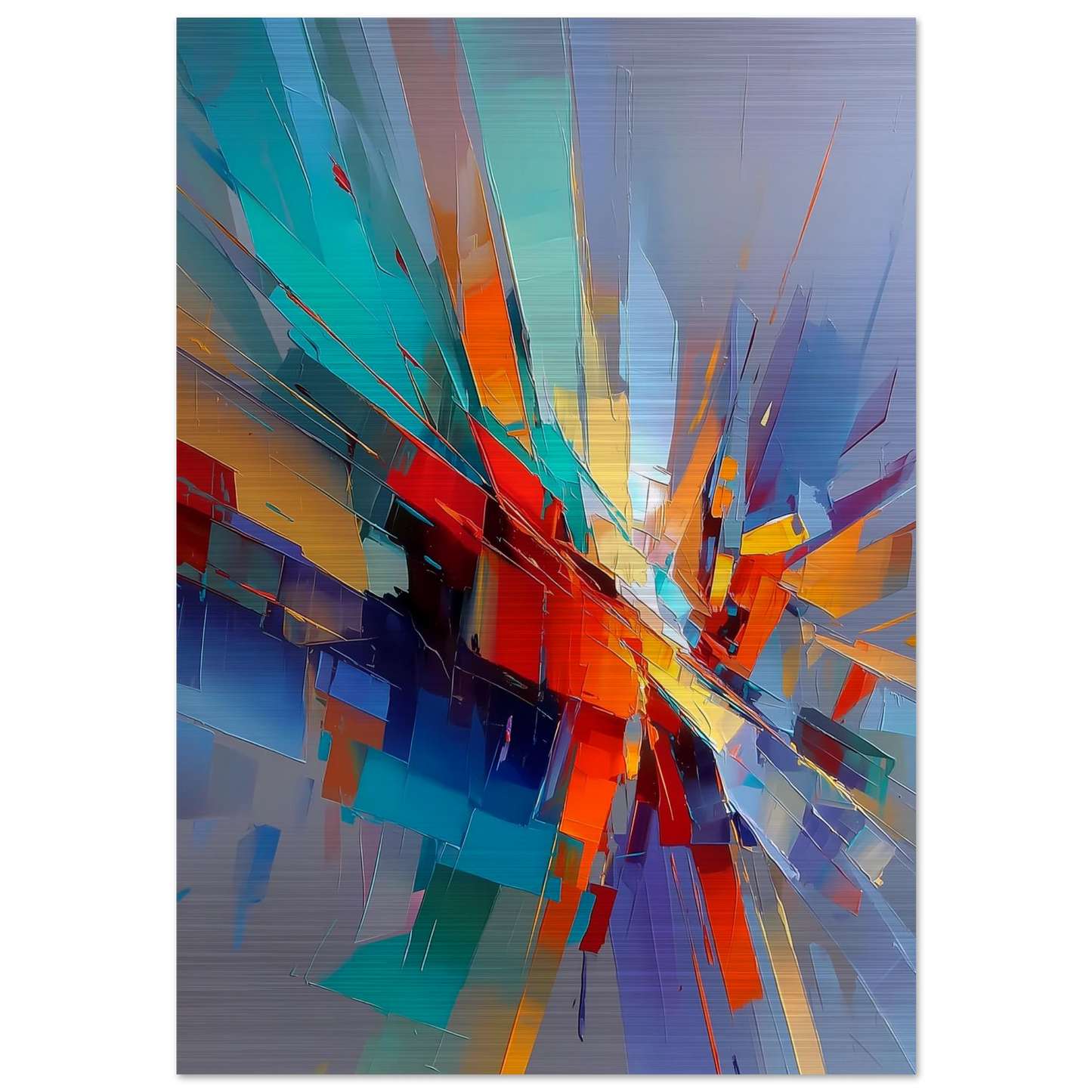 Point de Fuite — tableau aluminium — art mural STNCL