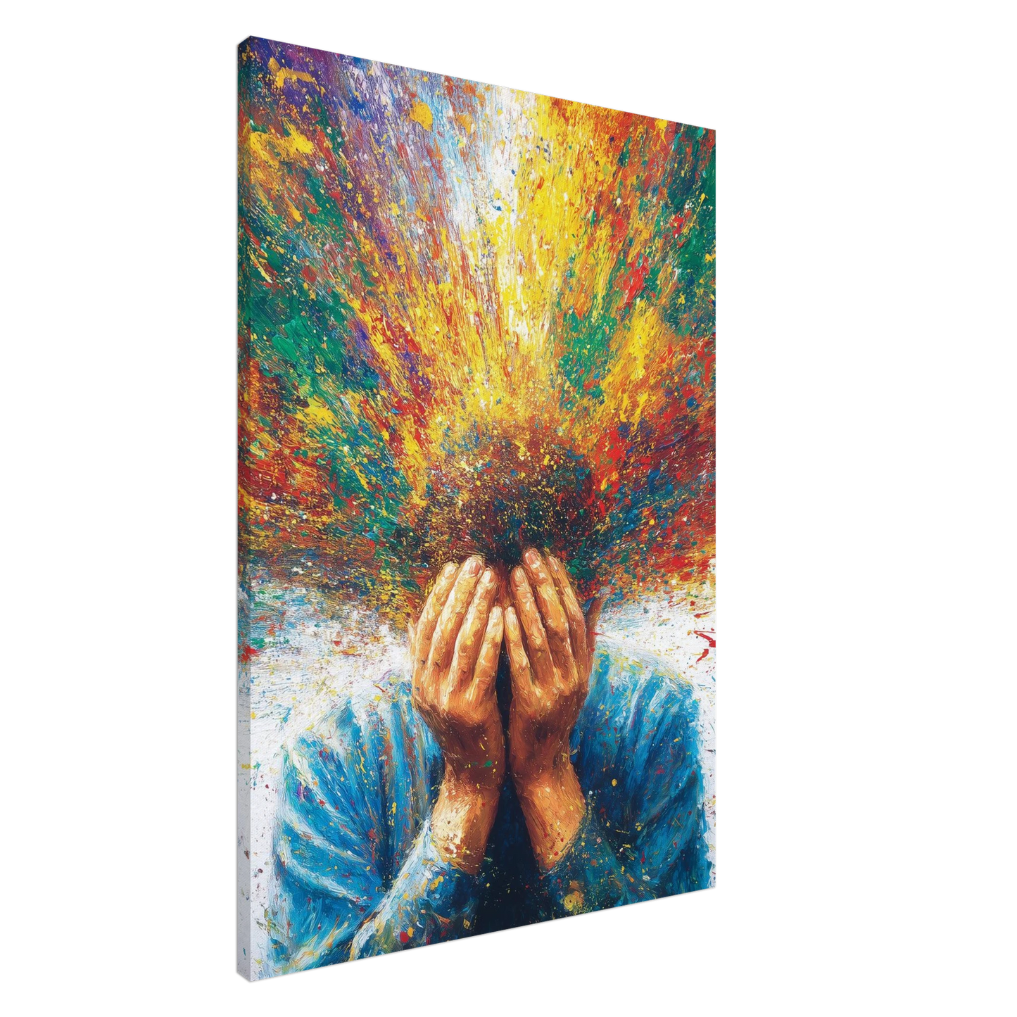 L'Âme qui s'Embrase — tableau sur toile — art mural STNCL