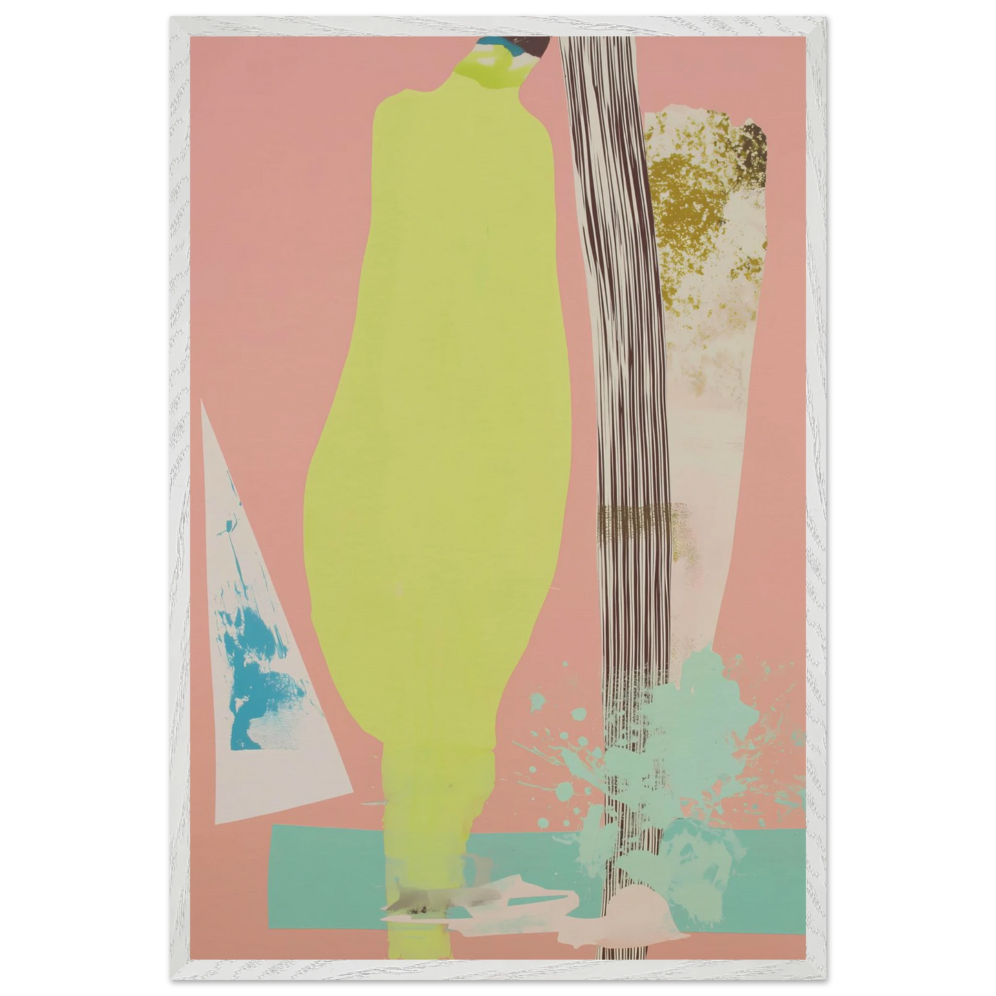 Silhouette Anis — tableau encadré bois — vue 7 — art mural STNCL