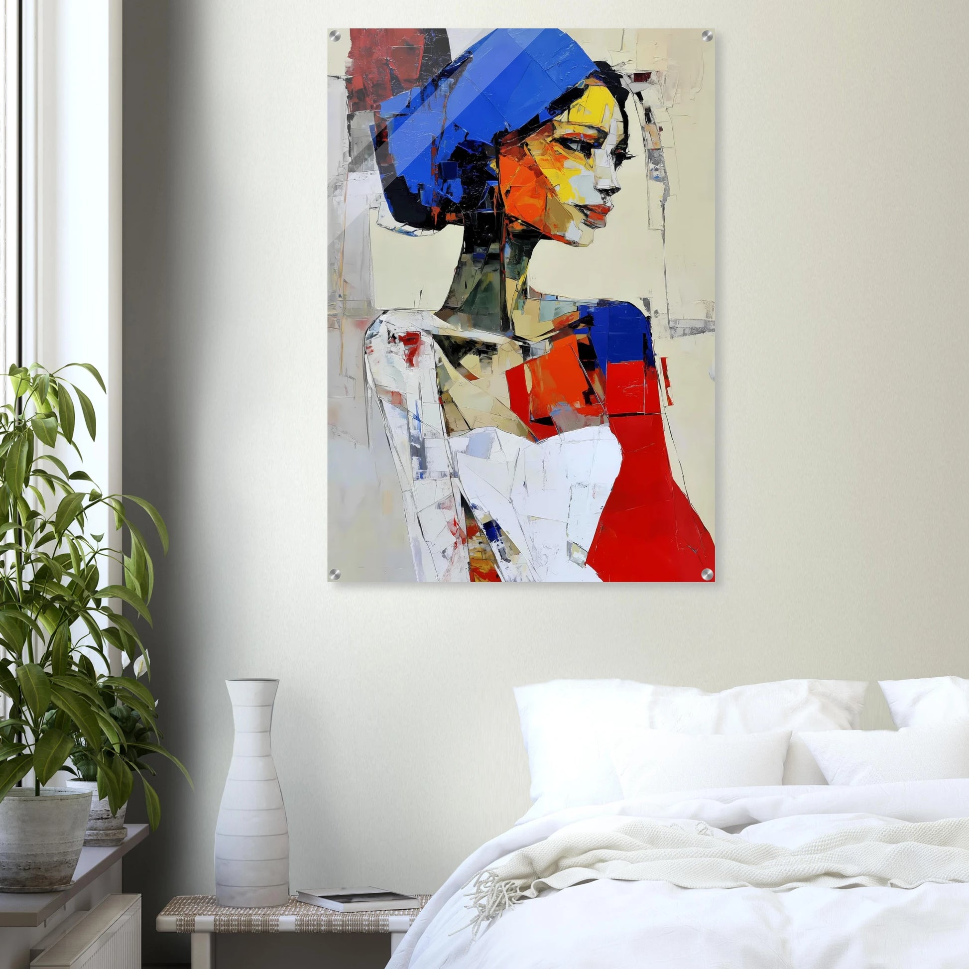 Profil en Éclats de Couleur — tableau plexiglas — vue 7 — art mural STNCL