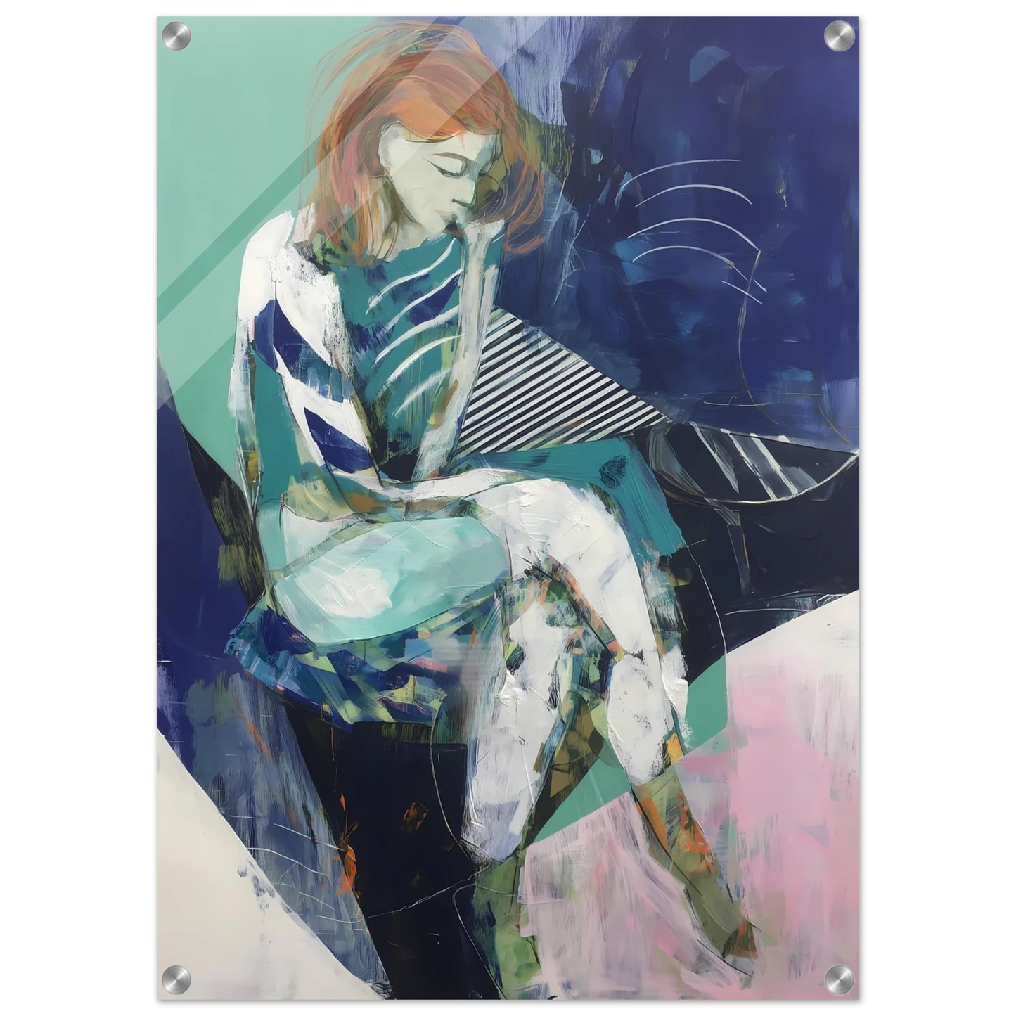 Songe au Repos — tableau plexiglas — vue 2 — art mural STNCL