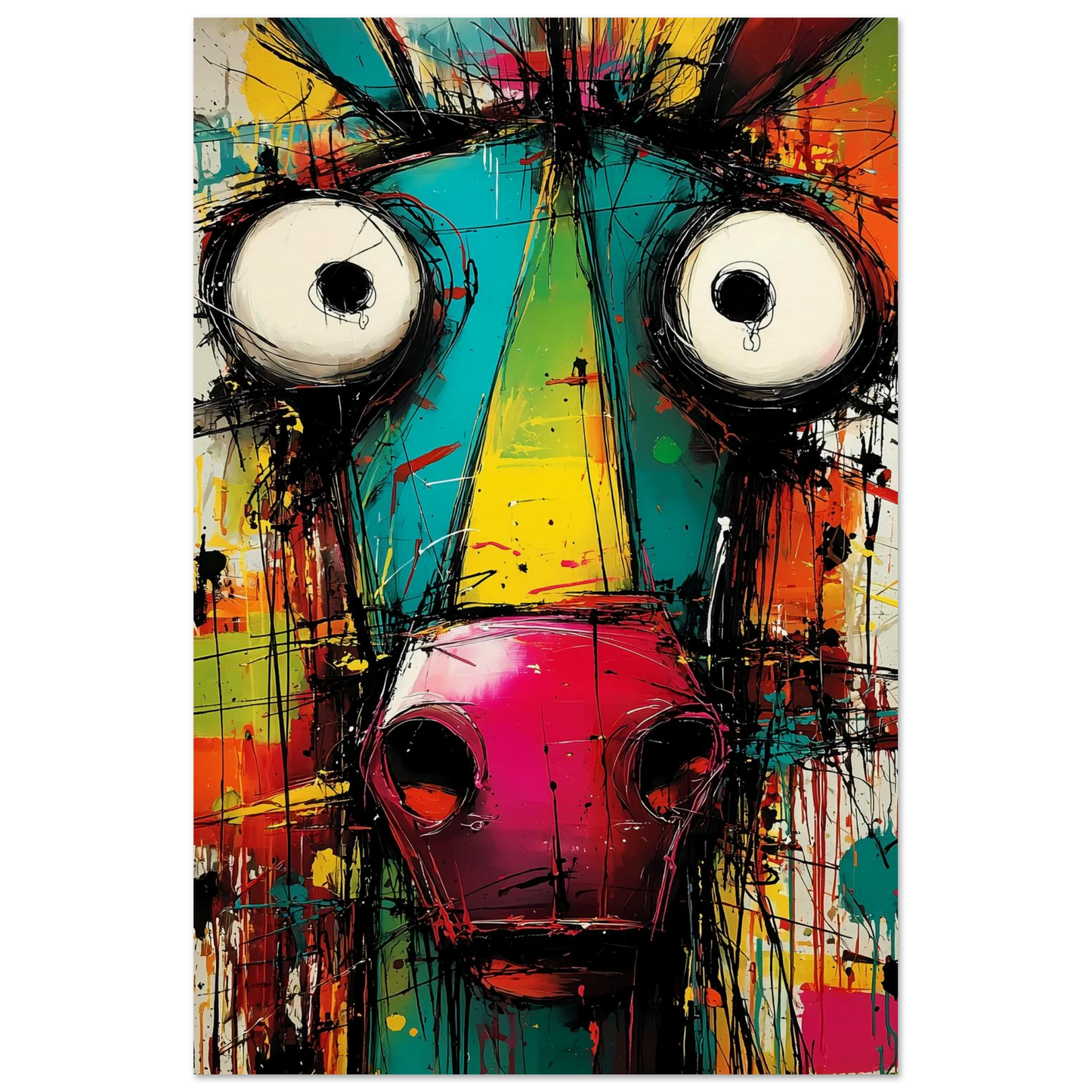 La Bête Étonnée — affiche d'art — vue 4 — art mural STNCL