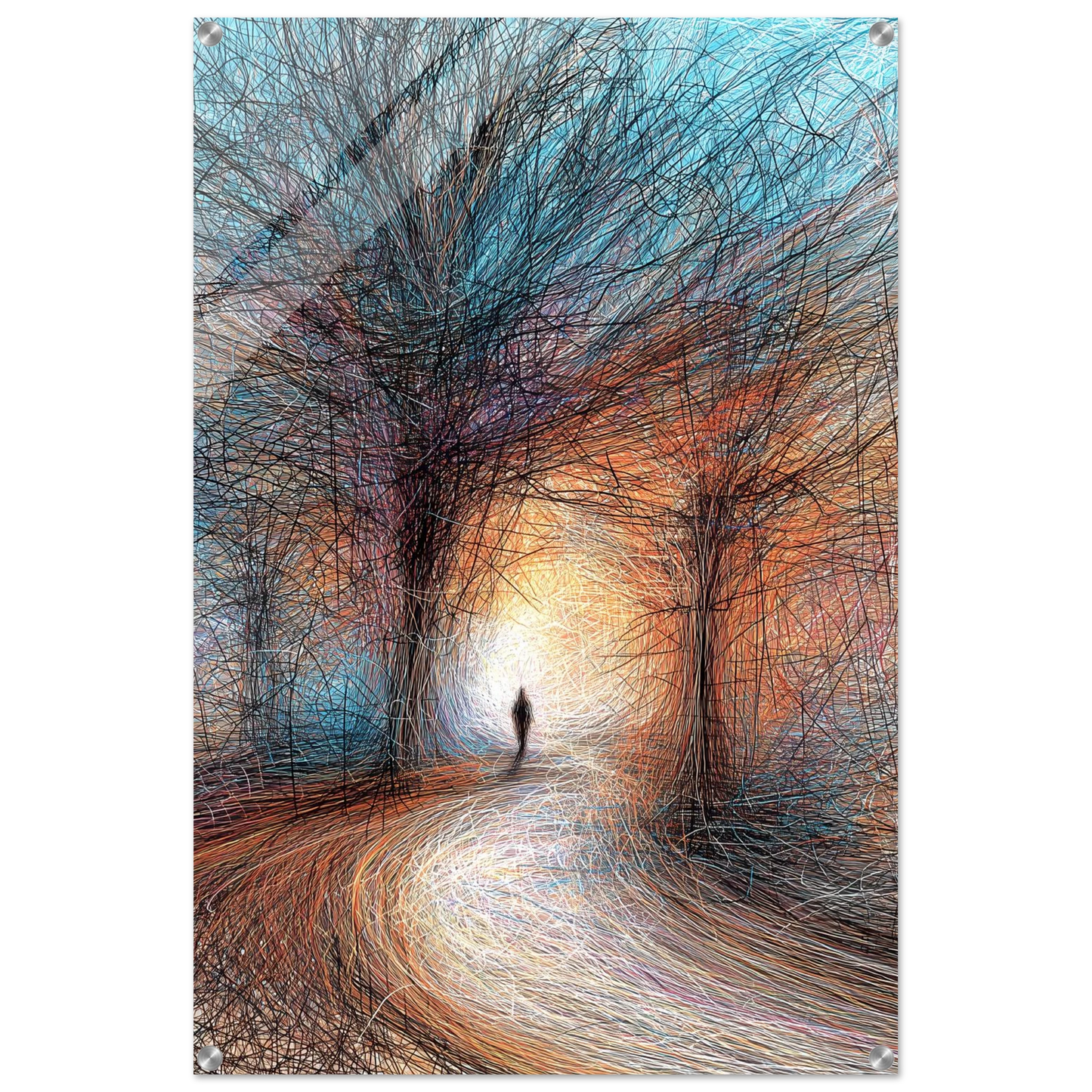 Vers la Clarté — tableau plexiglas — vue 5 — art mural STNCL
