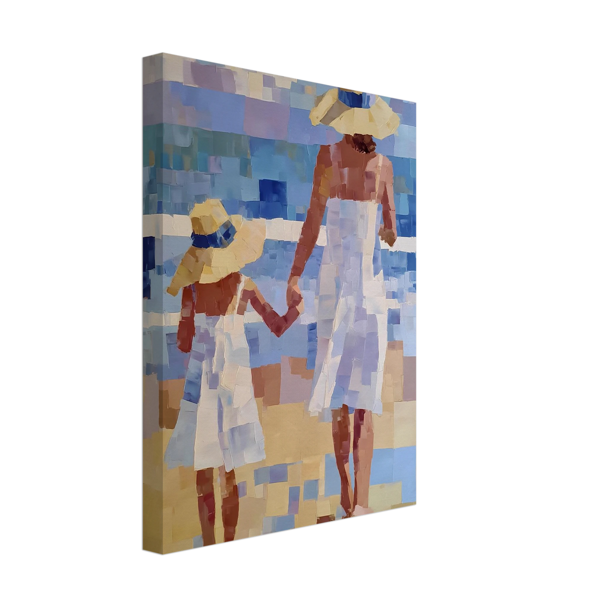 Main dans la Main — tableau sur toile — vue 4 — art mural STNCL