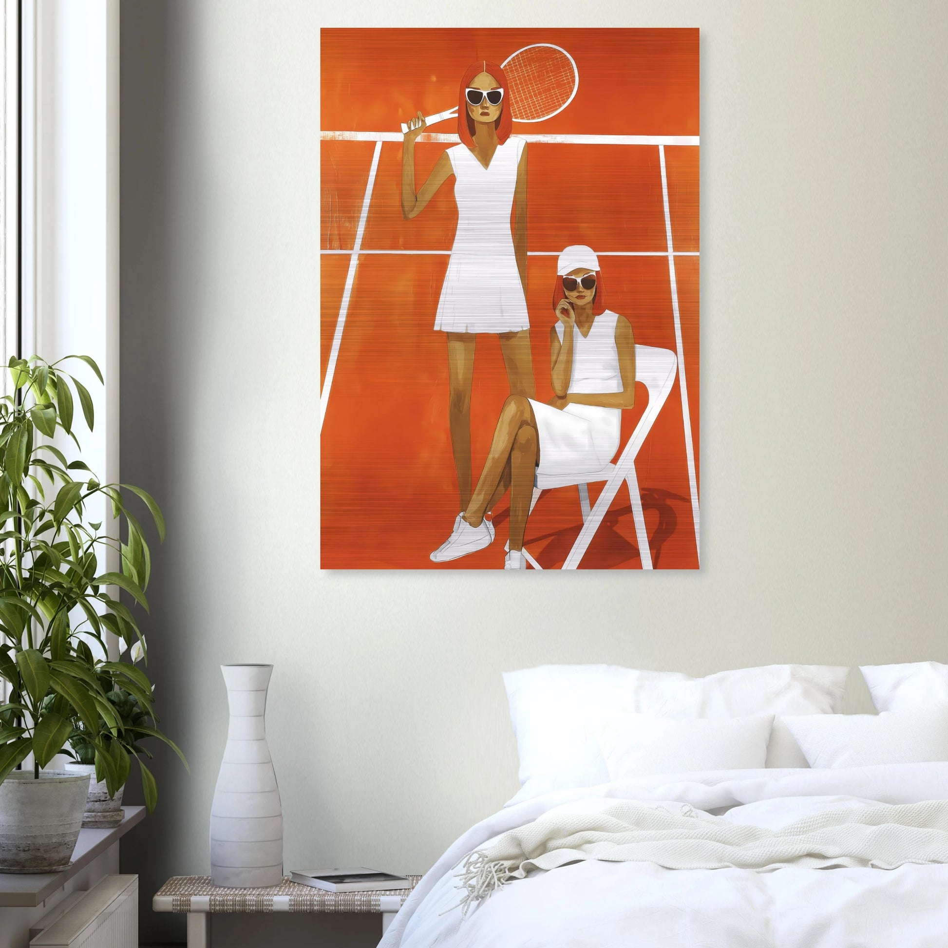 Deux Sets — tableau aluminium — vue 7 — art mural STNCL