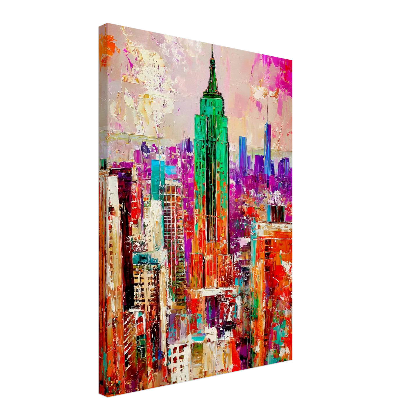 New York en Couleurs — tableau sur toile — vue 3 — art mural STNCL