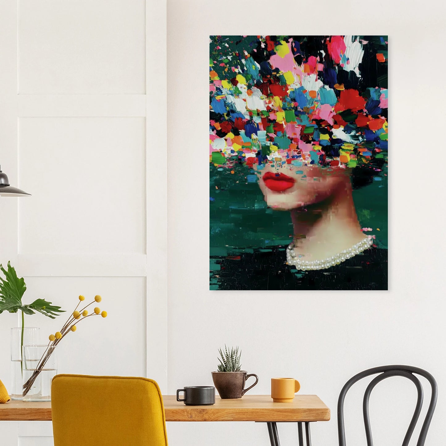 Sous les Fleurs — affiche d'art — vue 8 — art mural STNCL