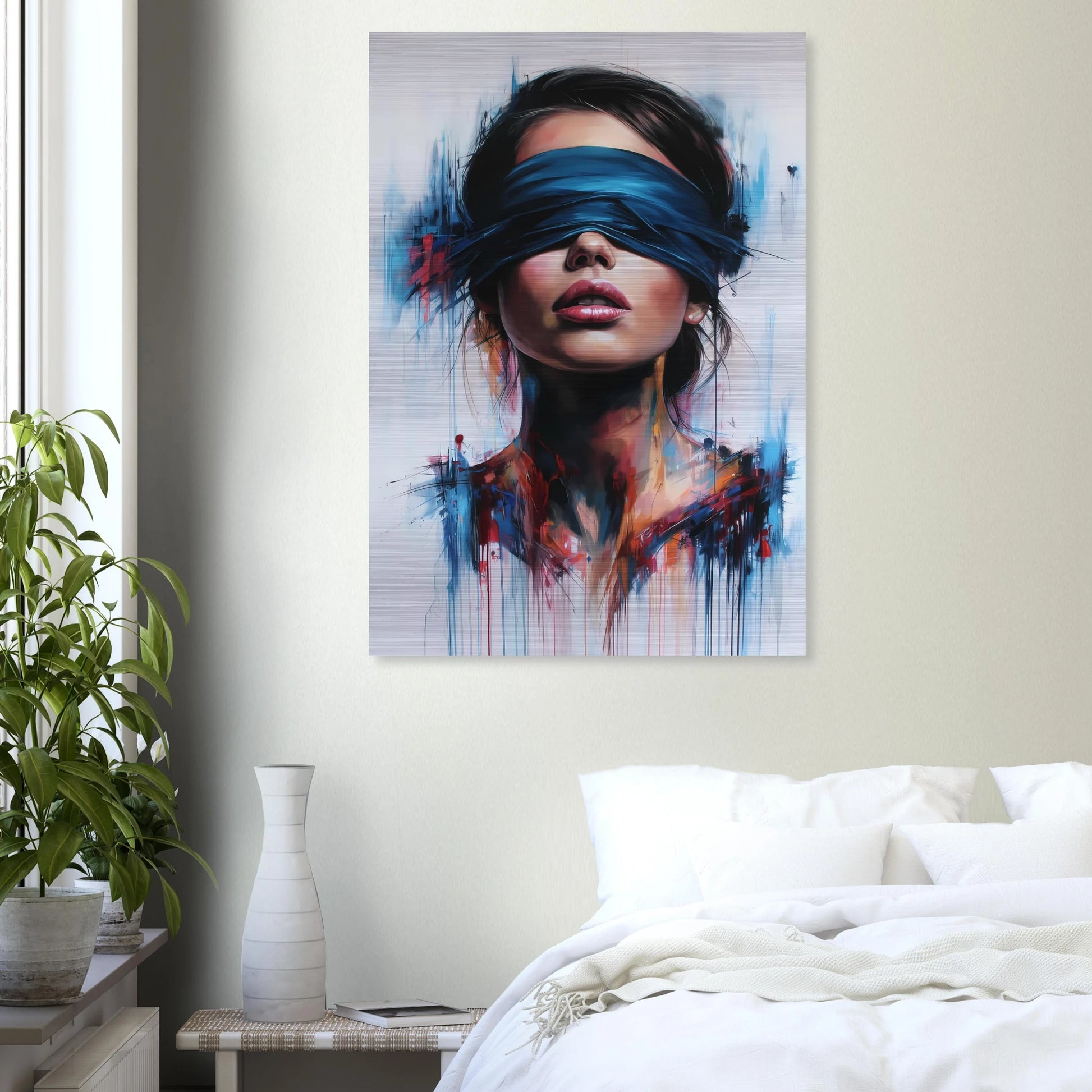Sous le Bandeau — tableau aluminium — vue 7 — art mural STNCL