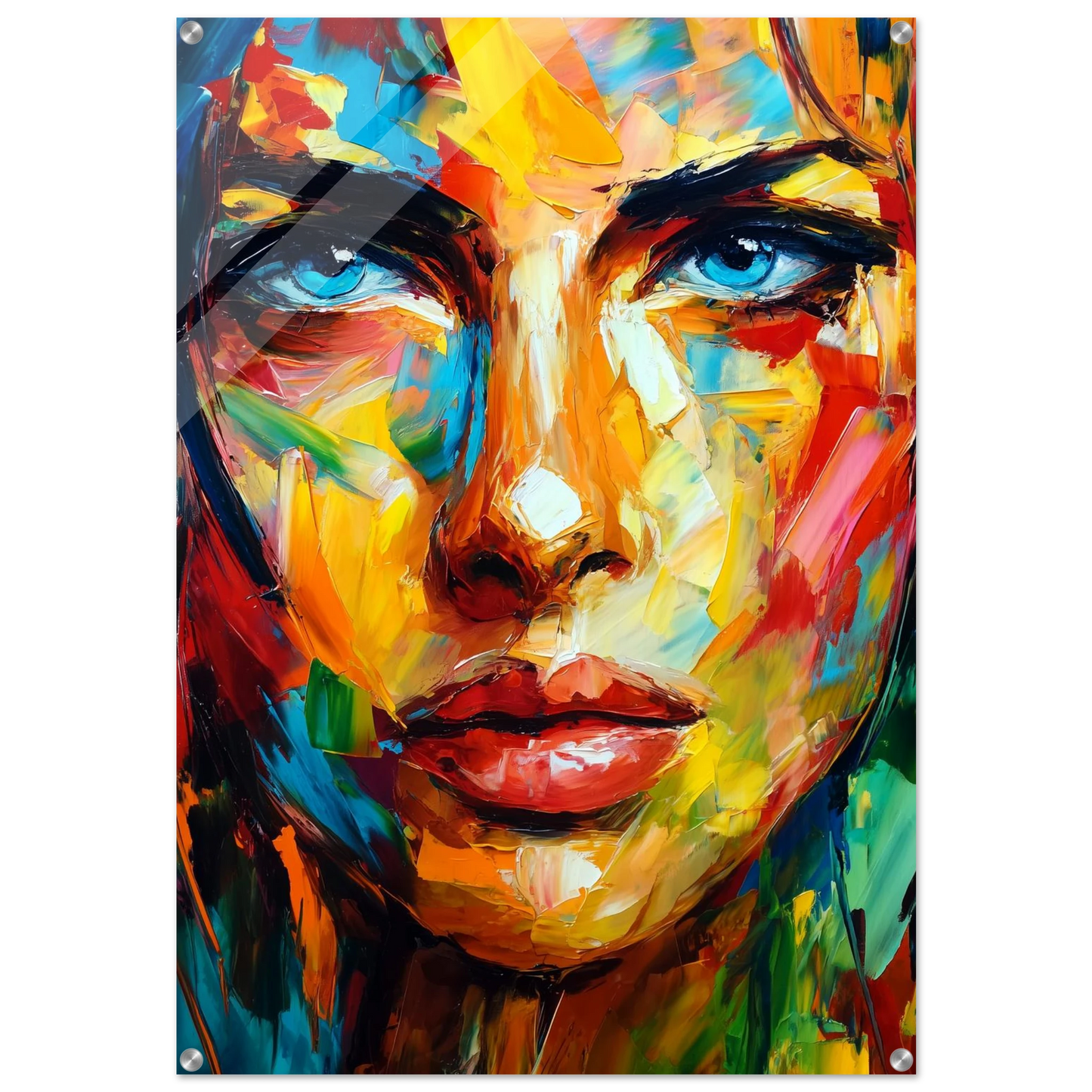 Regards aux Mille Couleurs — tableau plexiglas — art mural STNCL