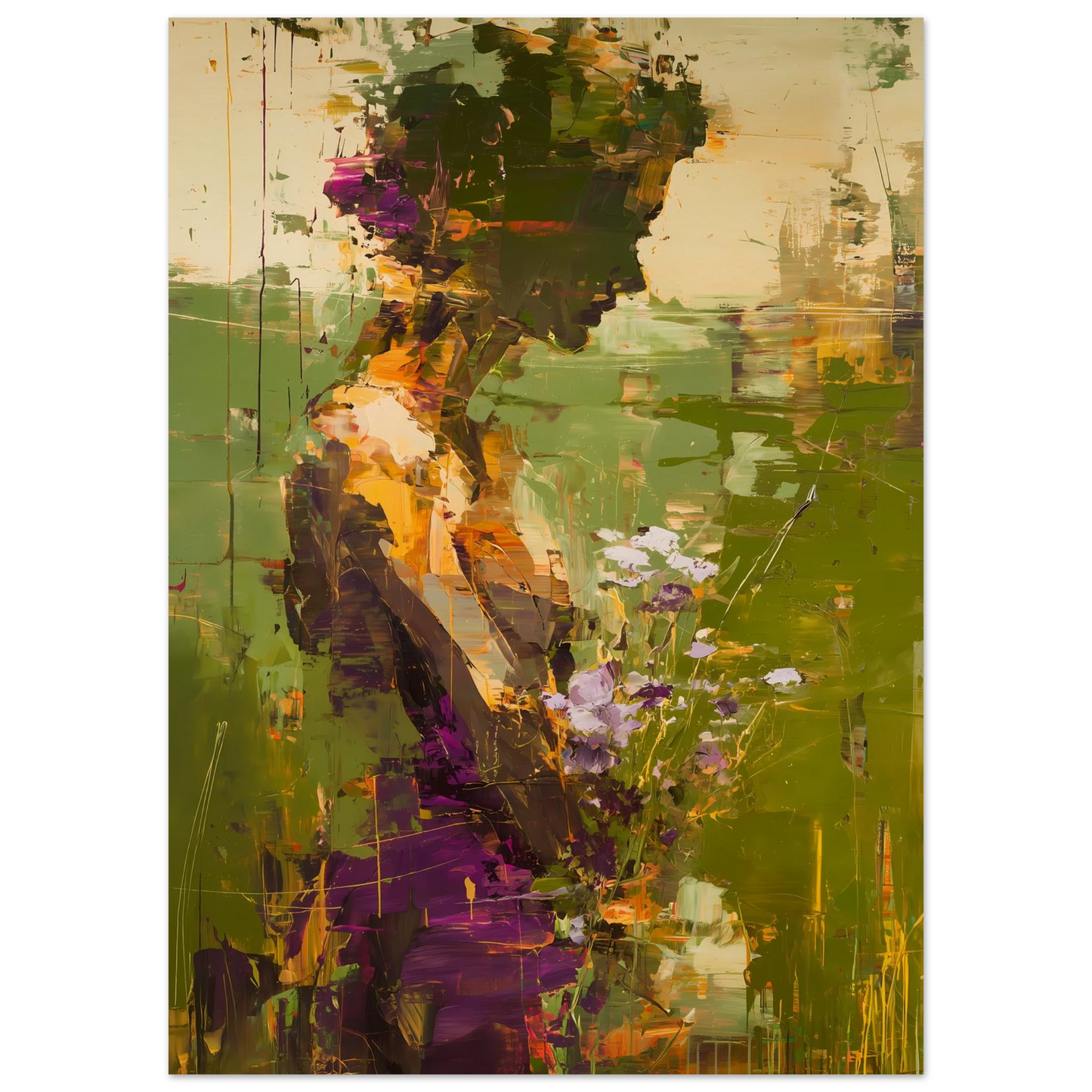 Dans les Herbes Hautes — affiche d'art — vue 5 — art mural STNCL