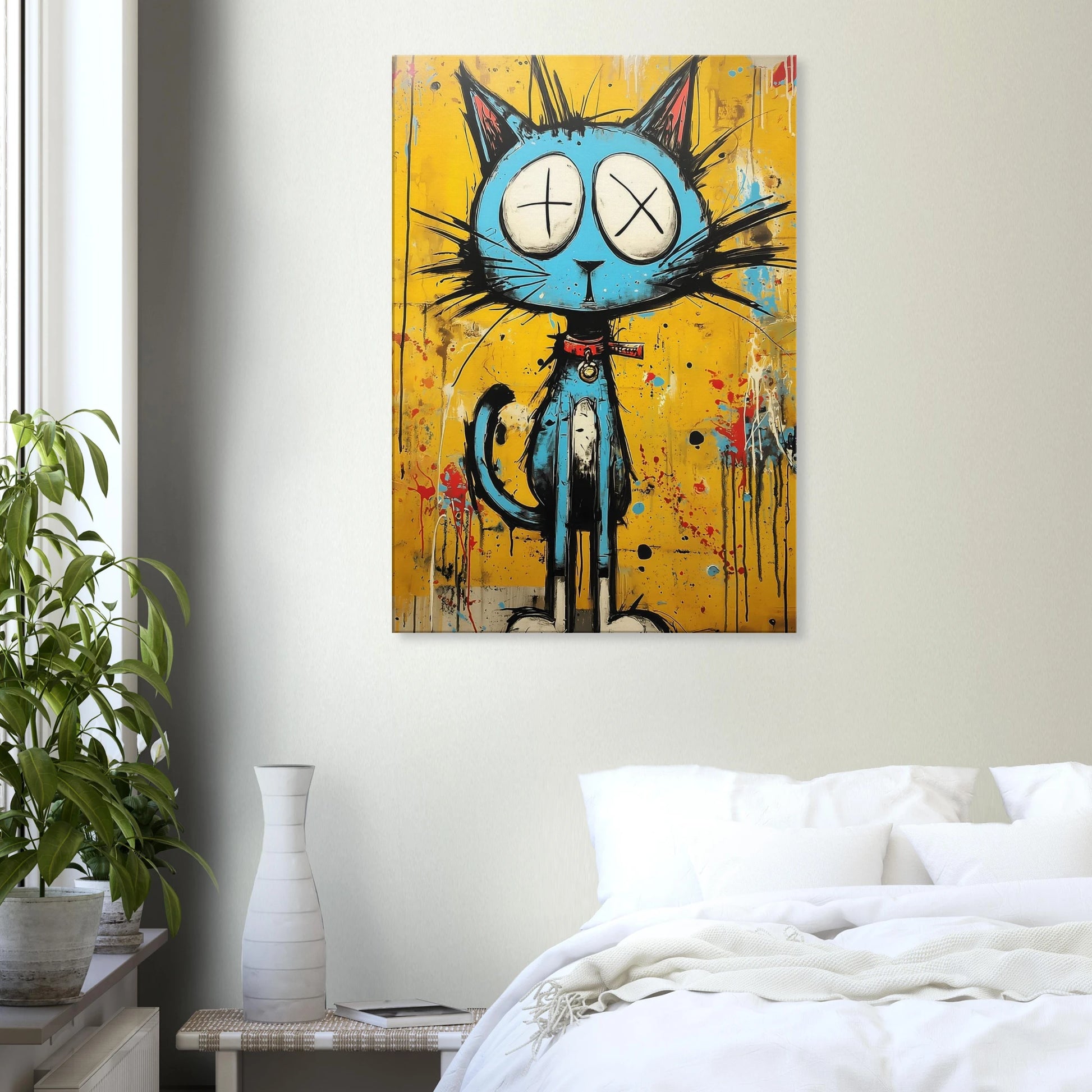 Matou des Murs — tableau sur toile — vue 7 — art mural STNCL