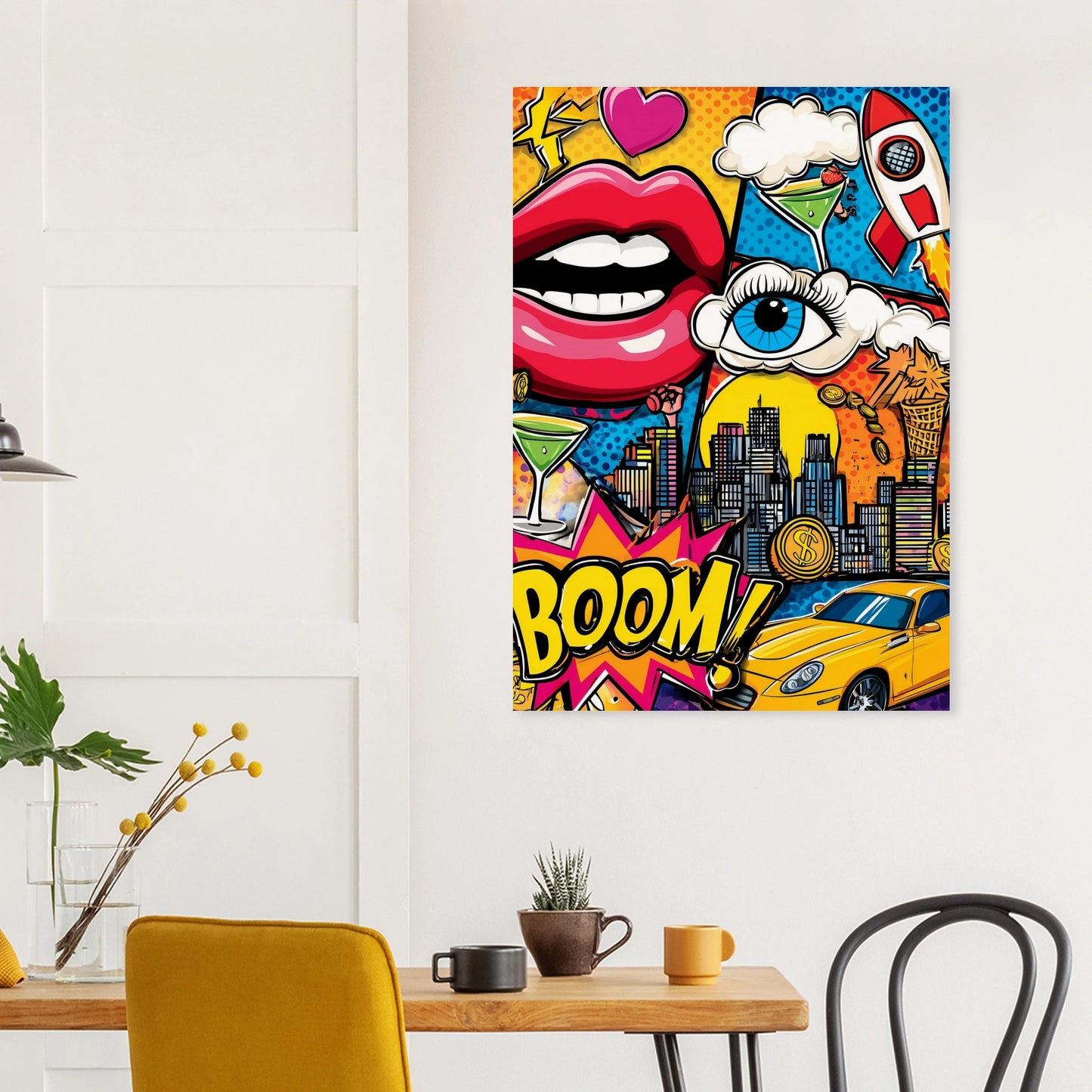 BOOM Pop Art — affiche d'art — vue 8 — art mural STNCL