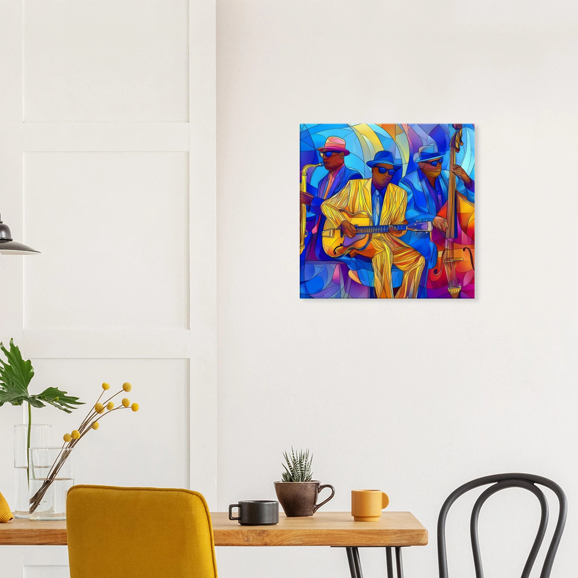 Trio de Jazz — tableau sur toile — vue 7 — art mural STNCL