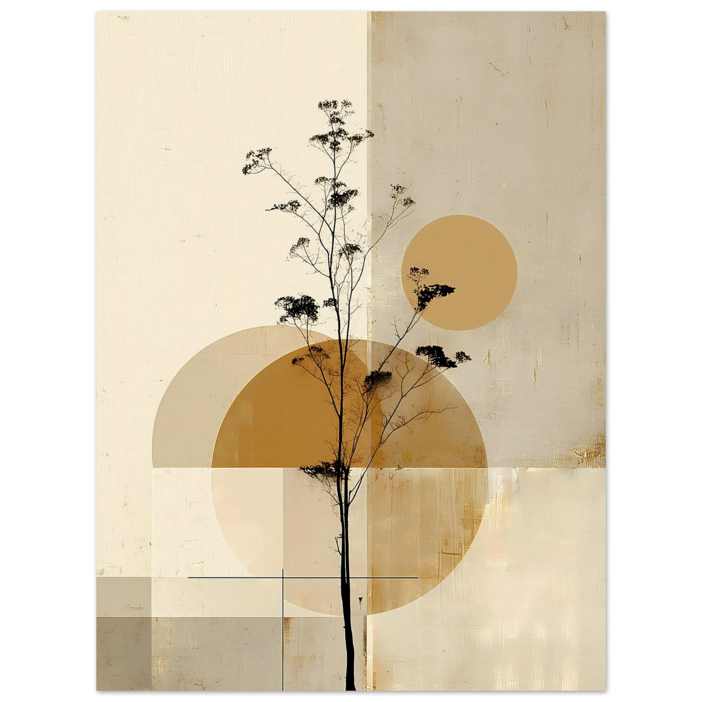Silhouette au Clair de Lune — affiche d'art — vue 2 — art mural STNCL