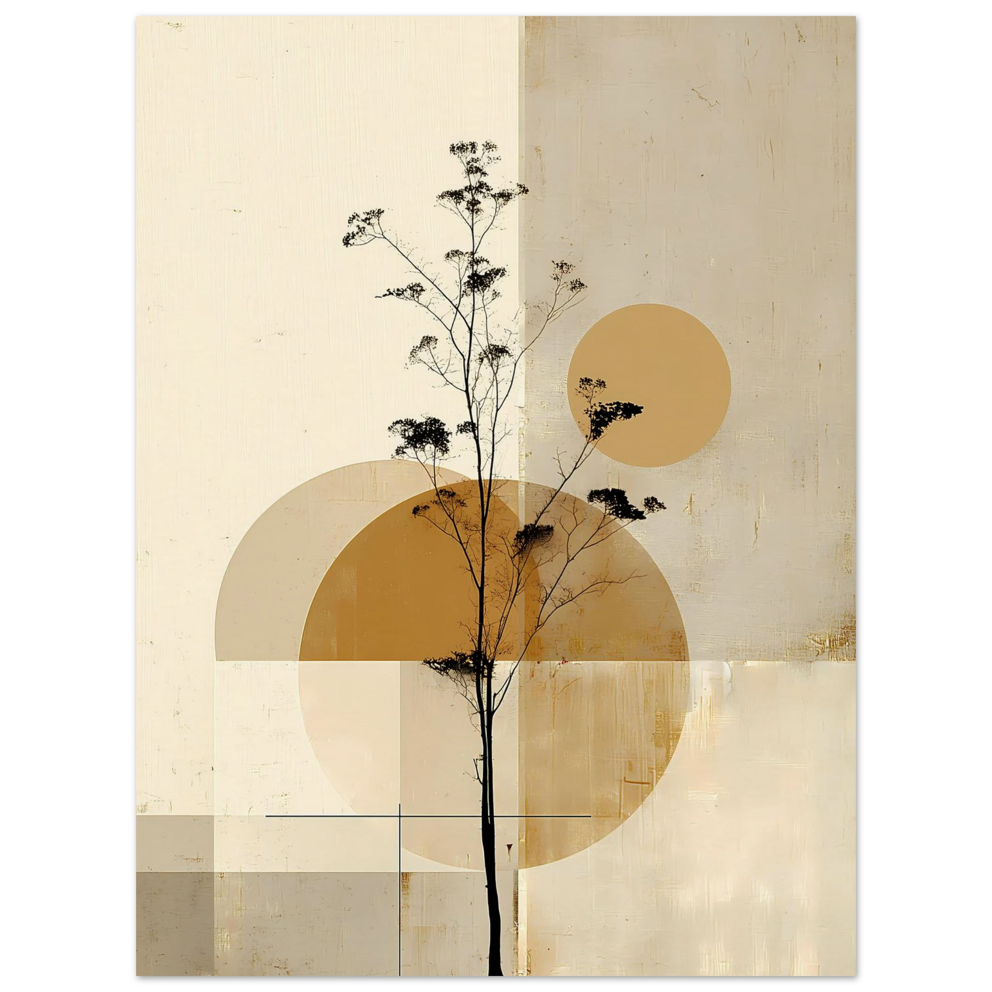 Silhouette au Clair de Lune — affiche d'art — vue 2 — art mural STNCL