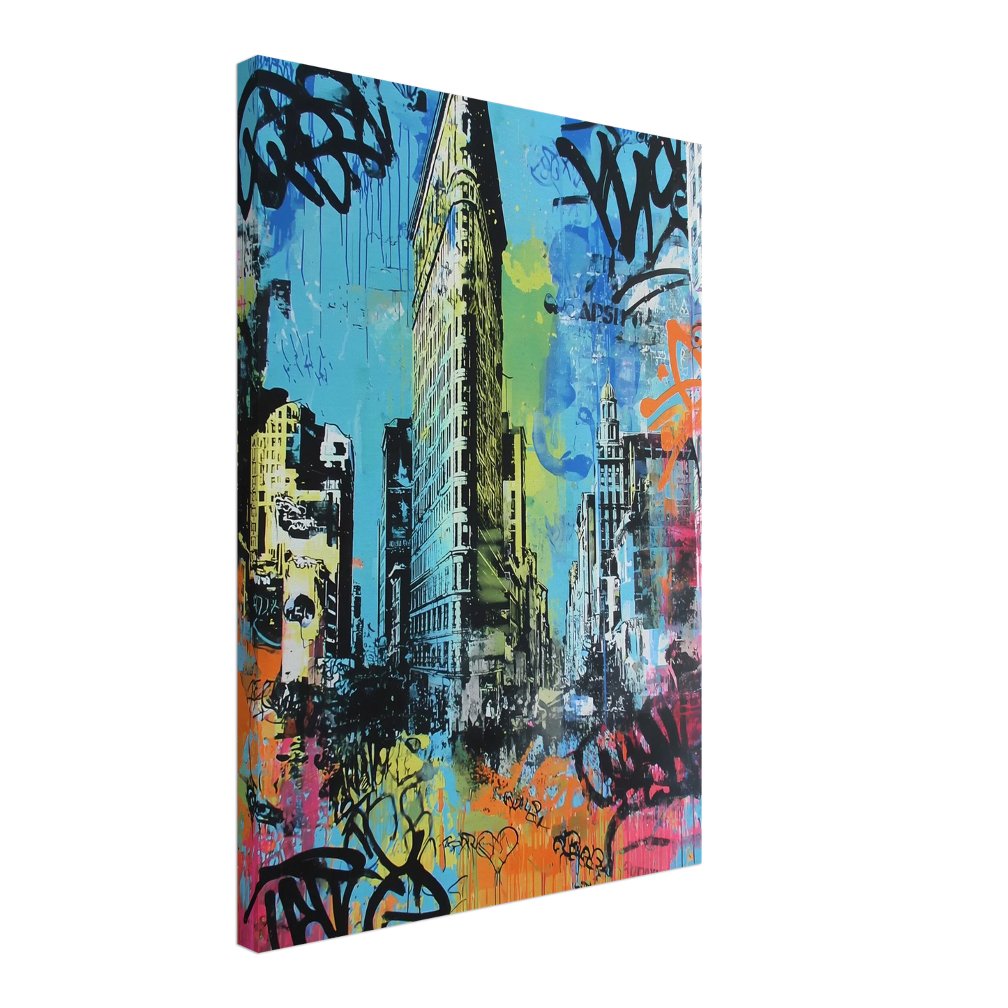 Proue de Manhattan — tableau sur toile — vue 3 — art mural STNCL