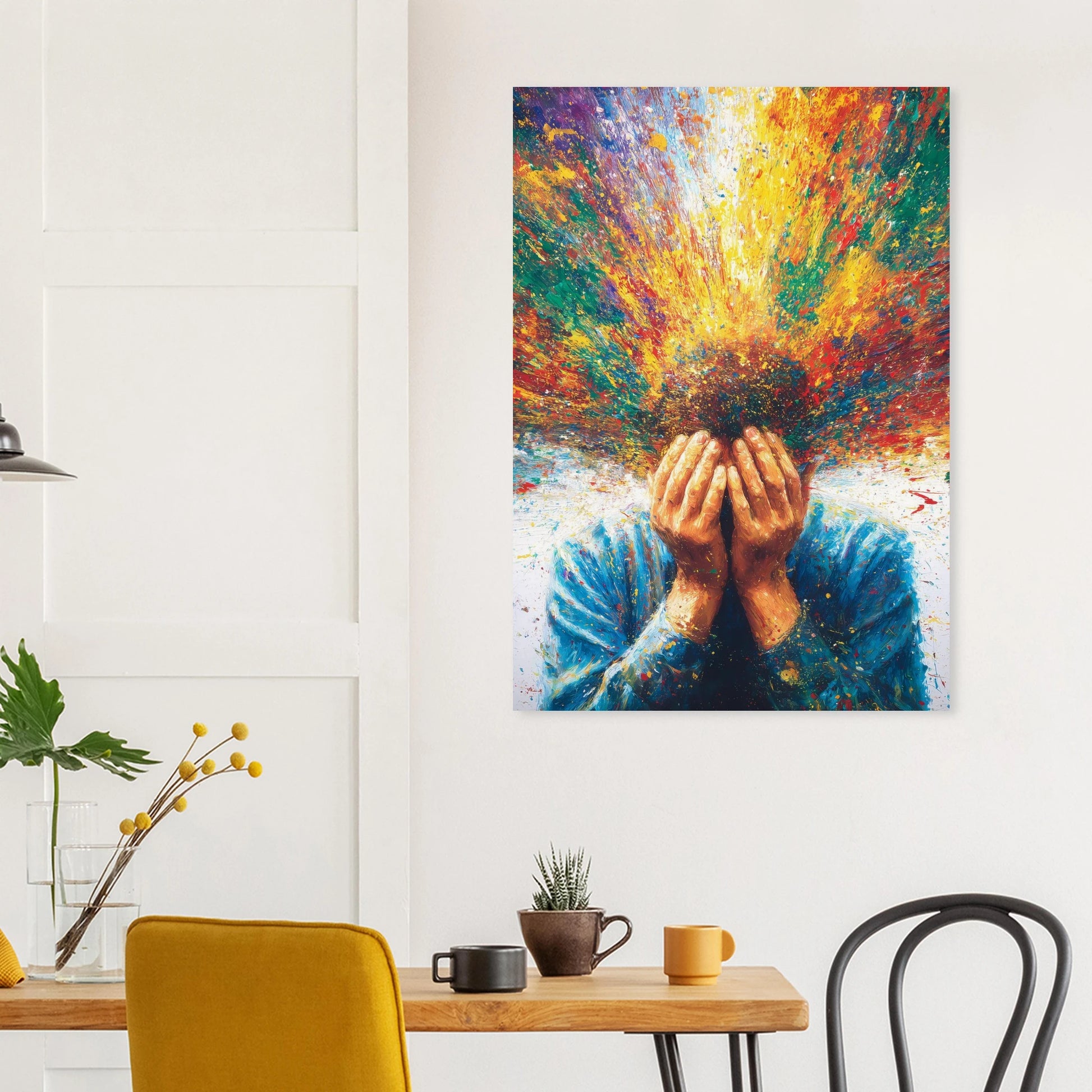 Jaillissement — affiche d'art — vue 8 — art mural STNCL