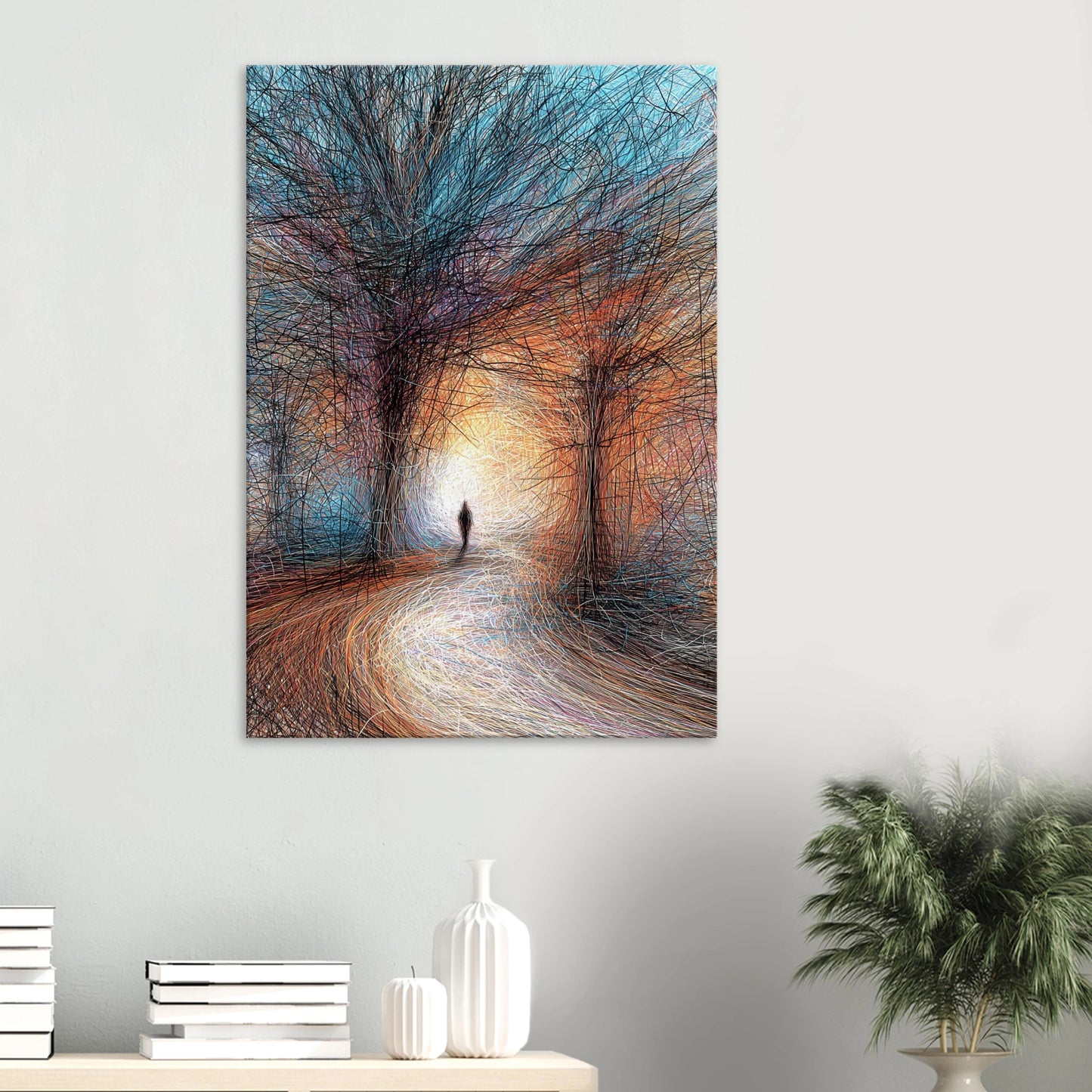Vers la Clarté — tableau sur toile — vue 6 — art mural STNCL