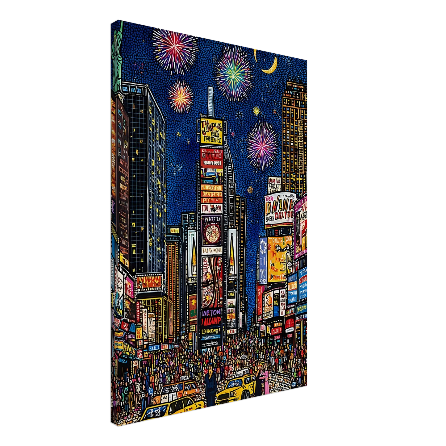 New York en Fête — tableau sur toile — vue 2 — art mural STNCL