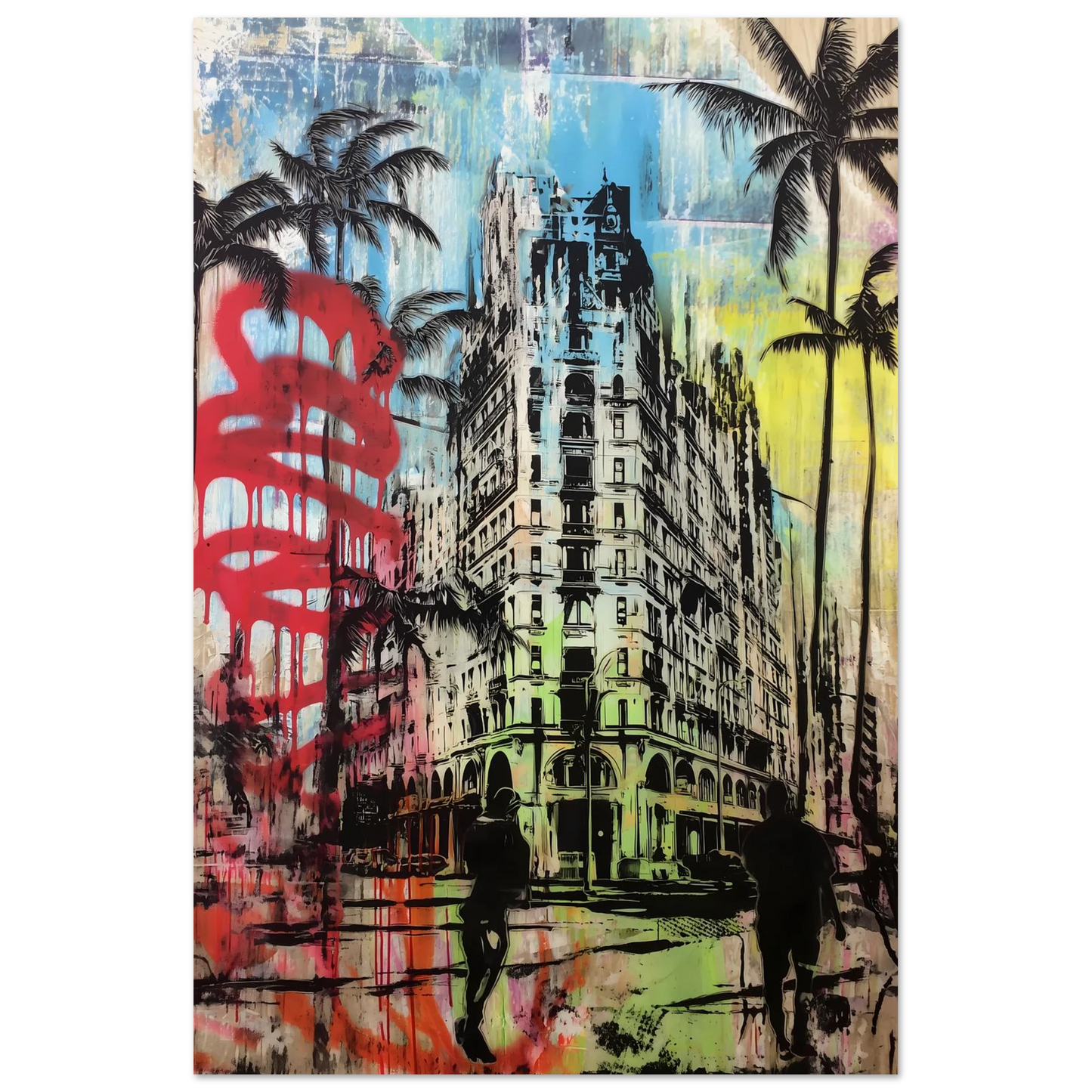 Tropique de Béton — affiche d'art — vue 4 — art mural STNCL