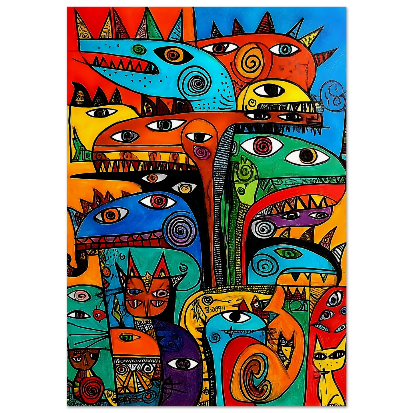 La Tribu — affiche d'art — art mural STNCL