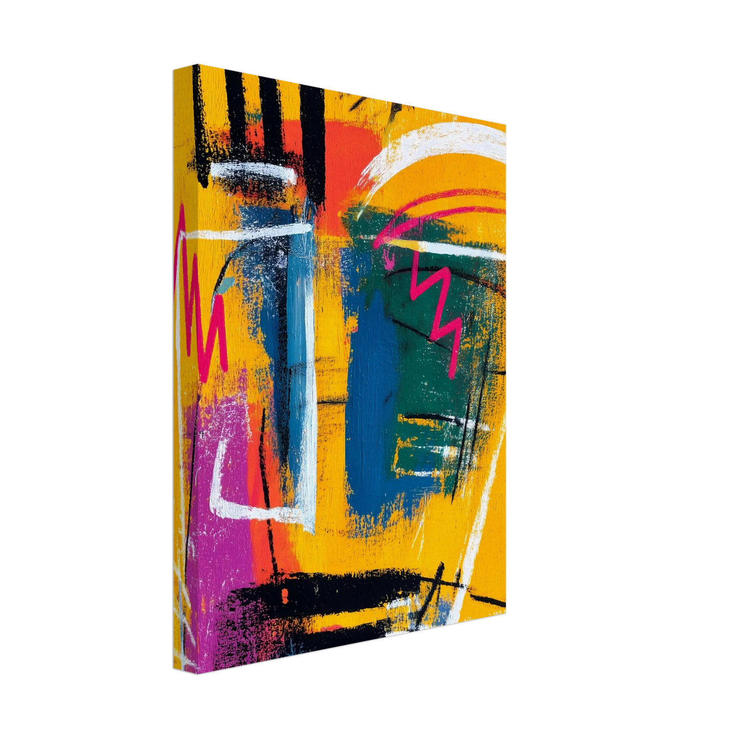 Griffures Solaires — tableau sur toile — vue 4 — art mural STNCL