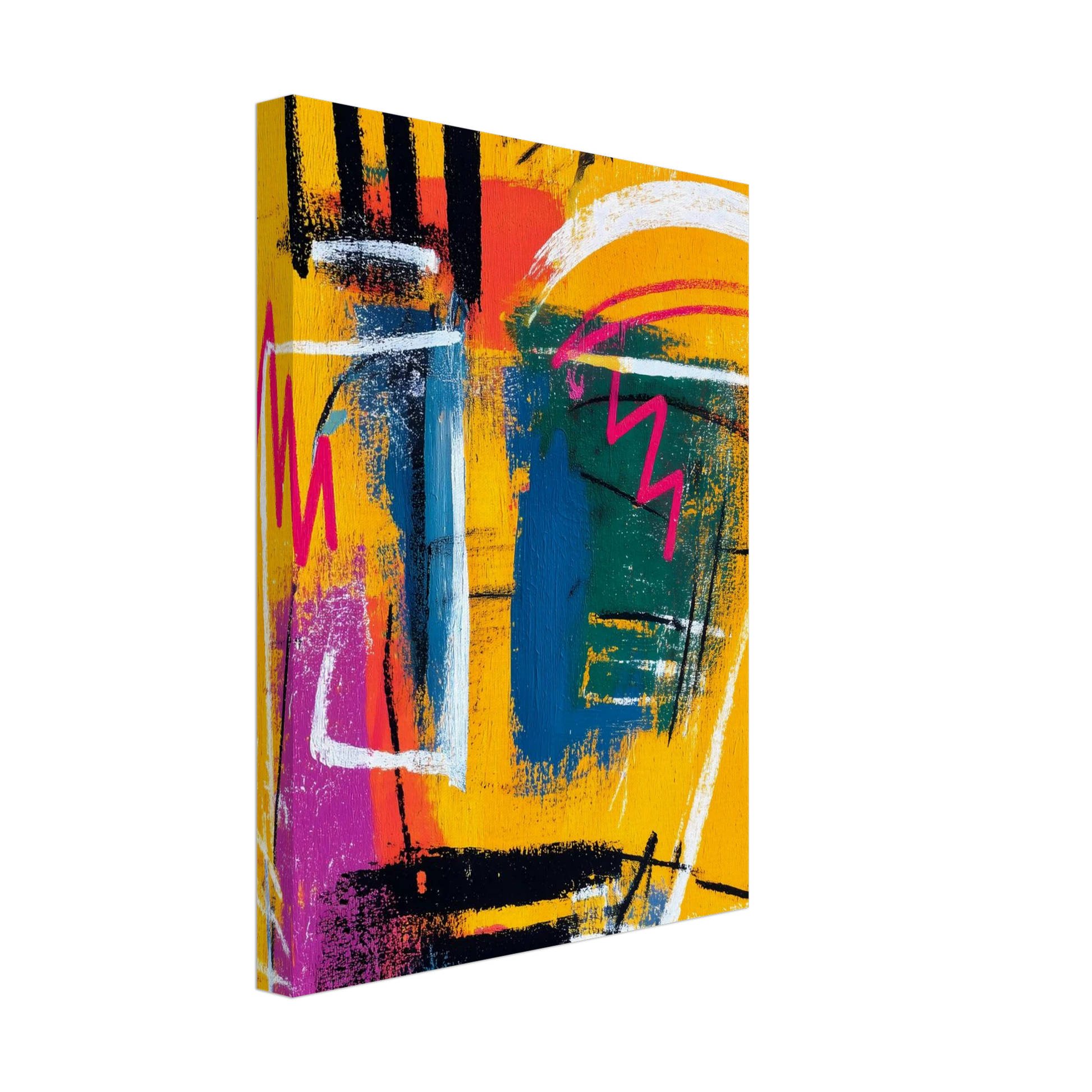 Griffures Solaires — tableau sur toile — vue 4 — art mural STNCL